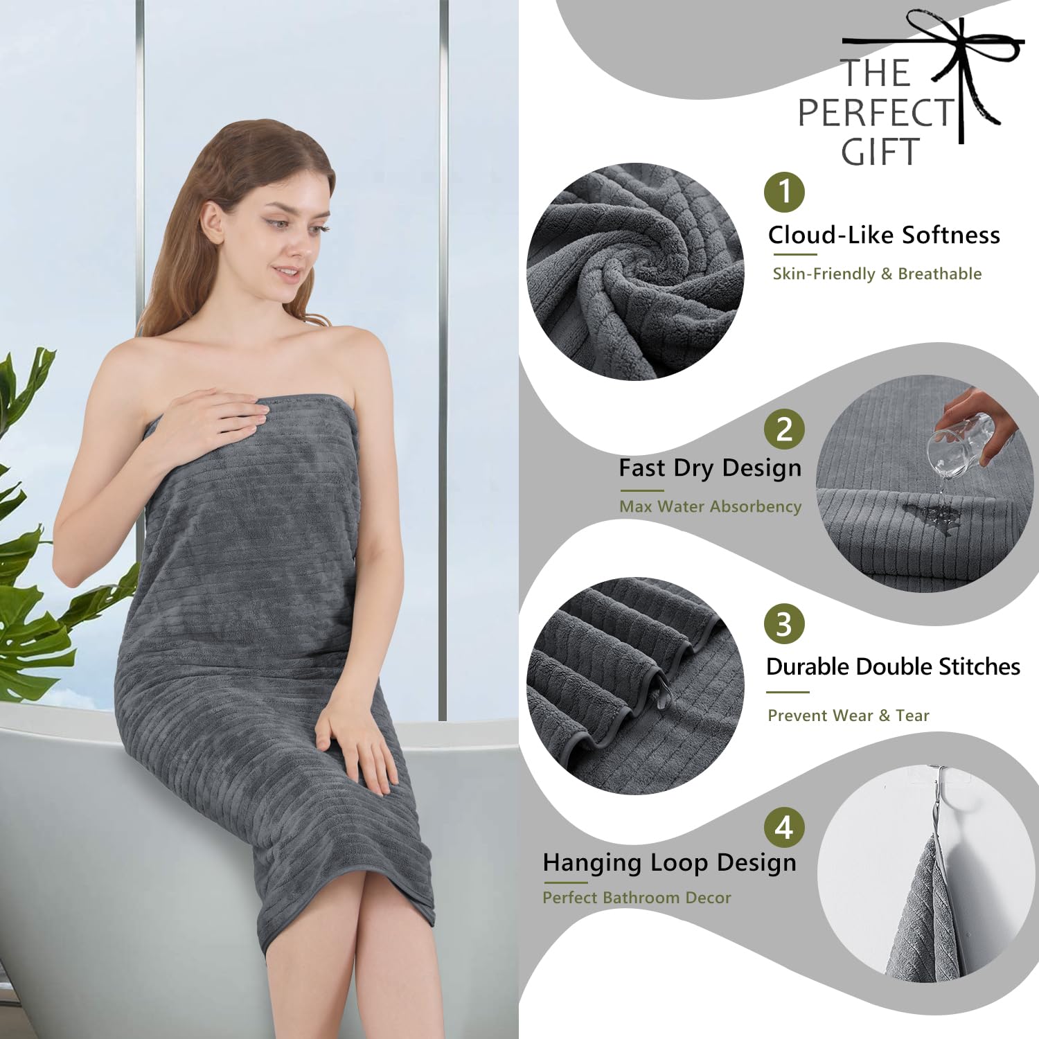 Towel 8-Piece Premium Towel Set,Extra Soft Fluffy Bathroom Towel, 2 Oversized Large Bath Sheet 35   X 70   ,2 Hand Towel 16   X