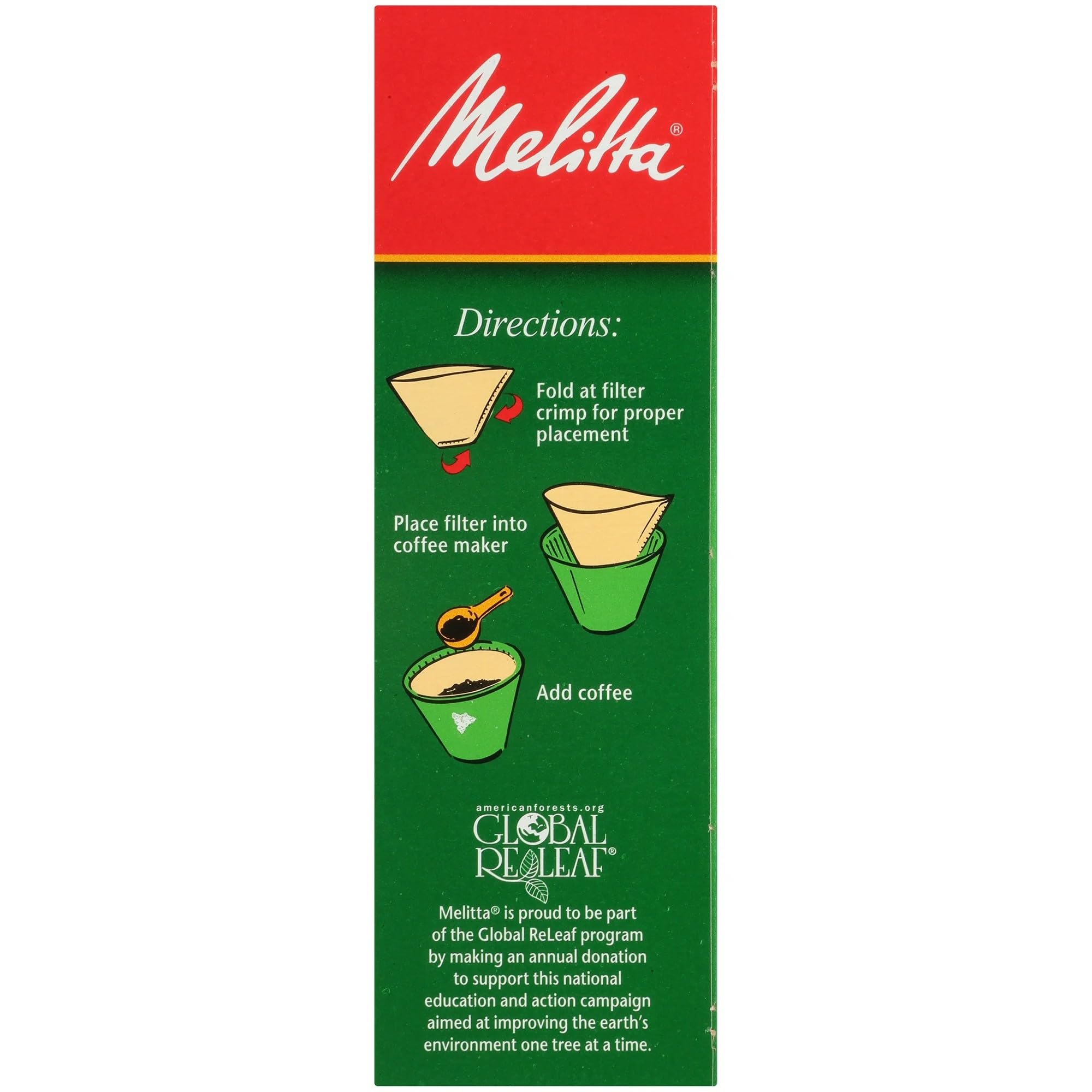 Melitta 622752 #2 Natural Brown Cone Coffee Filters 100 Count (2Pack)
