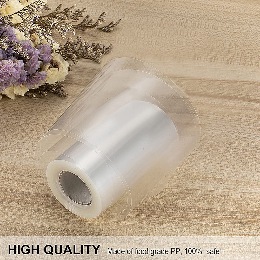 YQL Cake Collar 2.4 Inch  Acetate Cake Collar Roll DIY Acetate Sheet Baking Transparent Mousse Cake Sheets Surrounding Edge Clear Cake Strips for Baking Decorate  Chocolate Mousse Cake(2.4x394 Inch)
