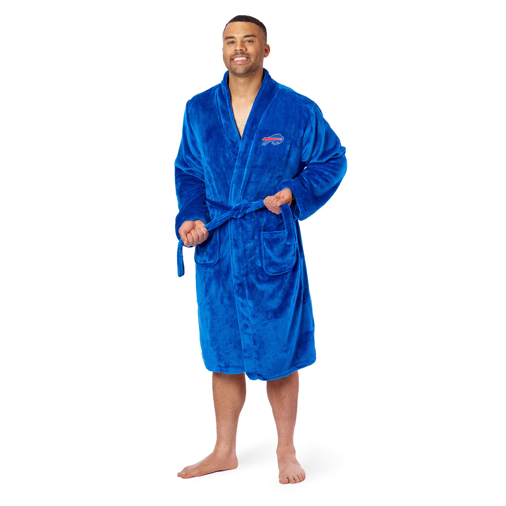 Northwest Nfl Buffalo Bills Unisexadult Silk Touch Bath Robe, Large/Xlarge, Team Colors, One Size