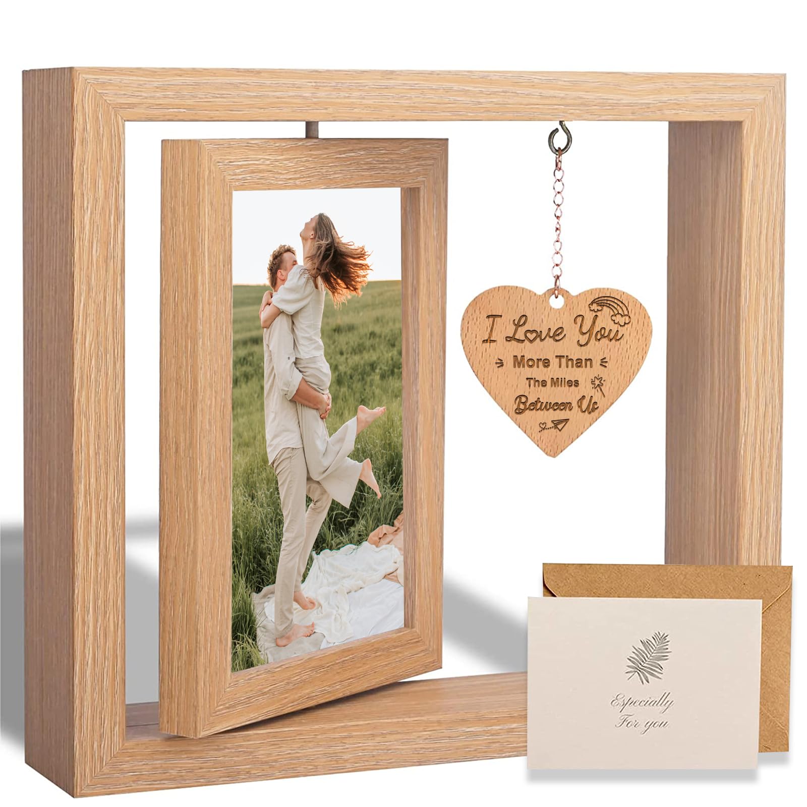 Romantic Couples Picture Frames Anniversary Birthday Gifts for Her Girlfriend Graduation Gifts for Him Boyfriend, Wedding Gifts 
