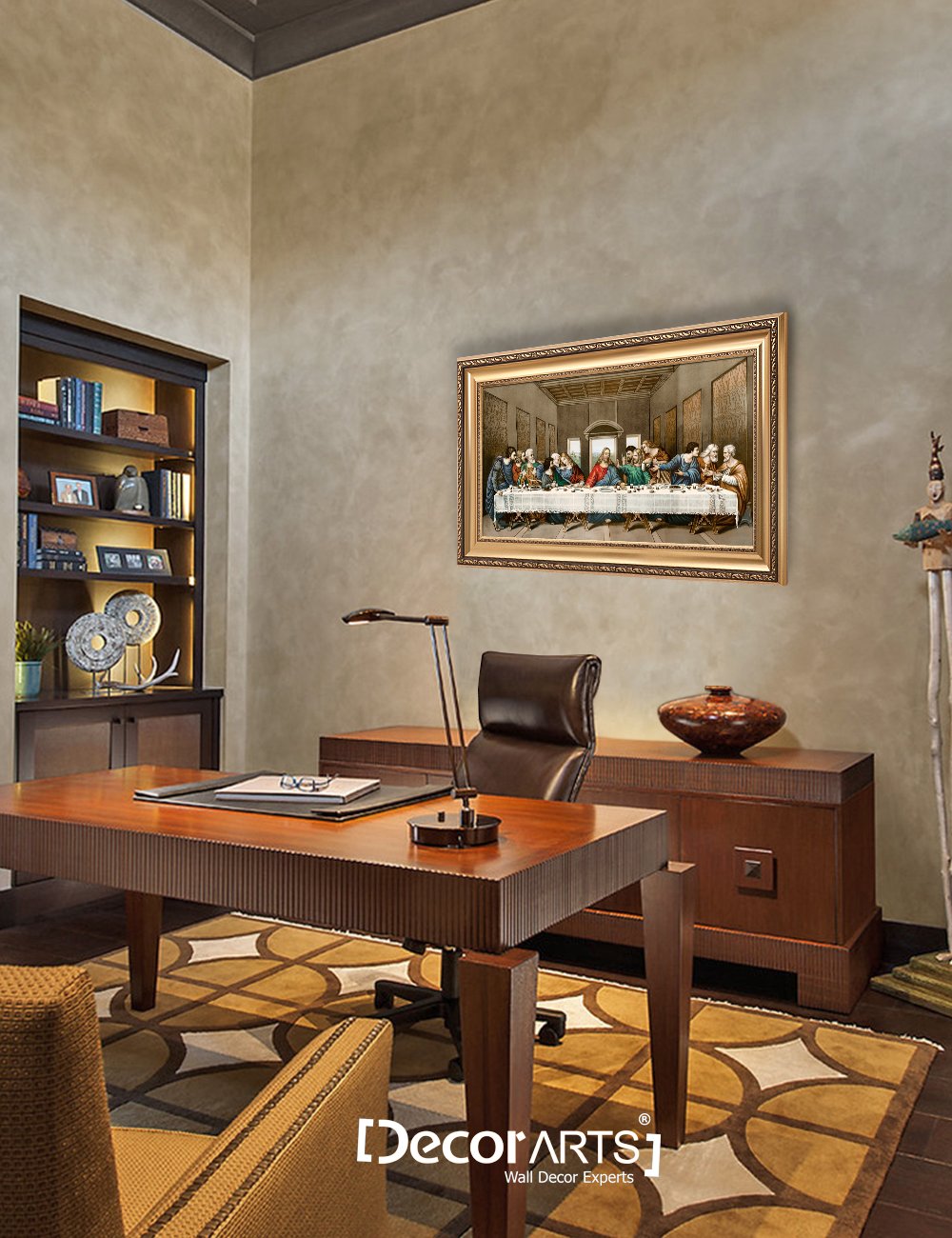 Decorarts -The Last Supper, Leonardo Da Vinci Classic Art Reproductions. Giclee Print& Museum Quality Framed Art For Wall Decor.