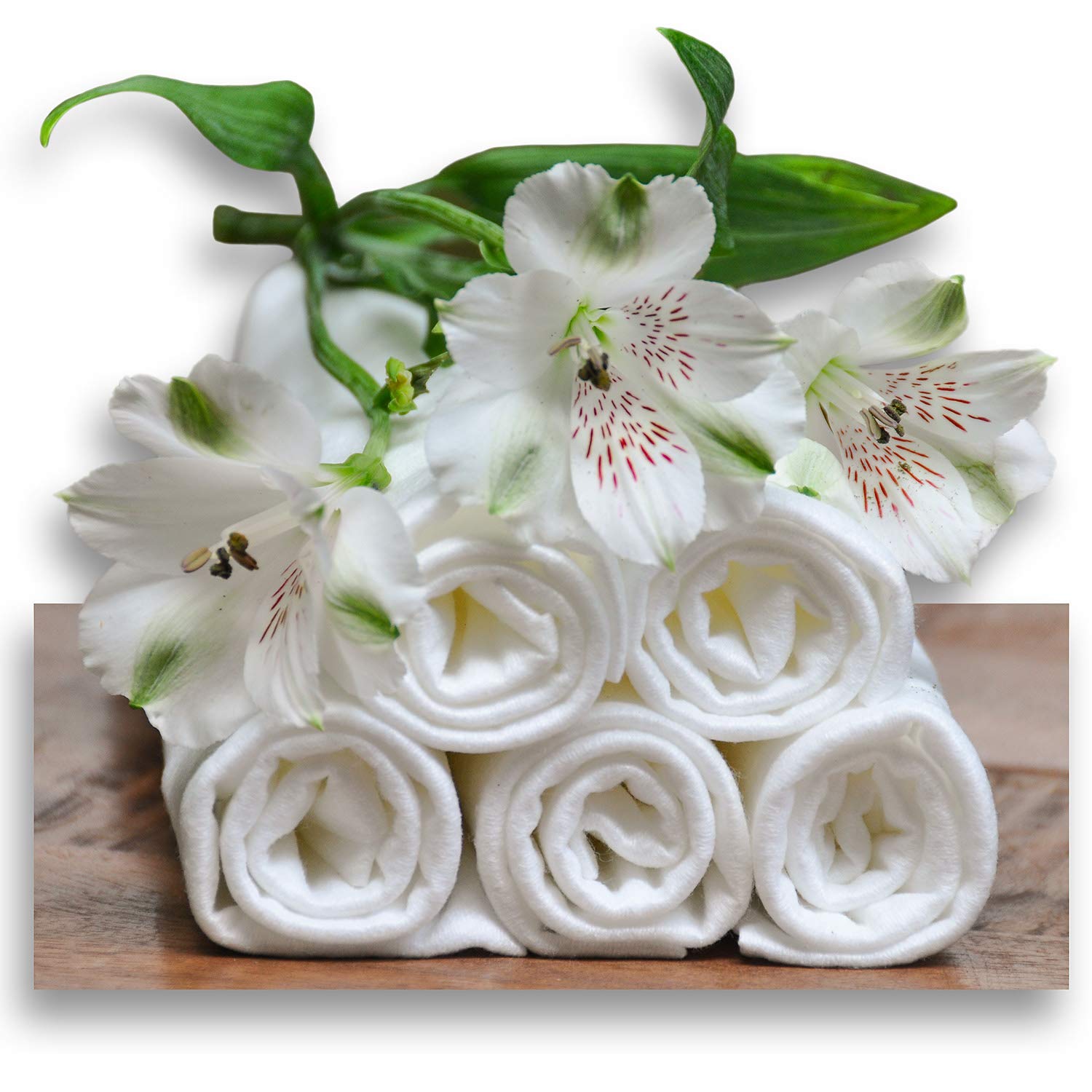 DAVELEN Disposable Large Luxury 100 Towels Spa and Salon Quality Softness for Guests, Clients | Hair, Face, Body Use | 100 pcs |