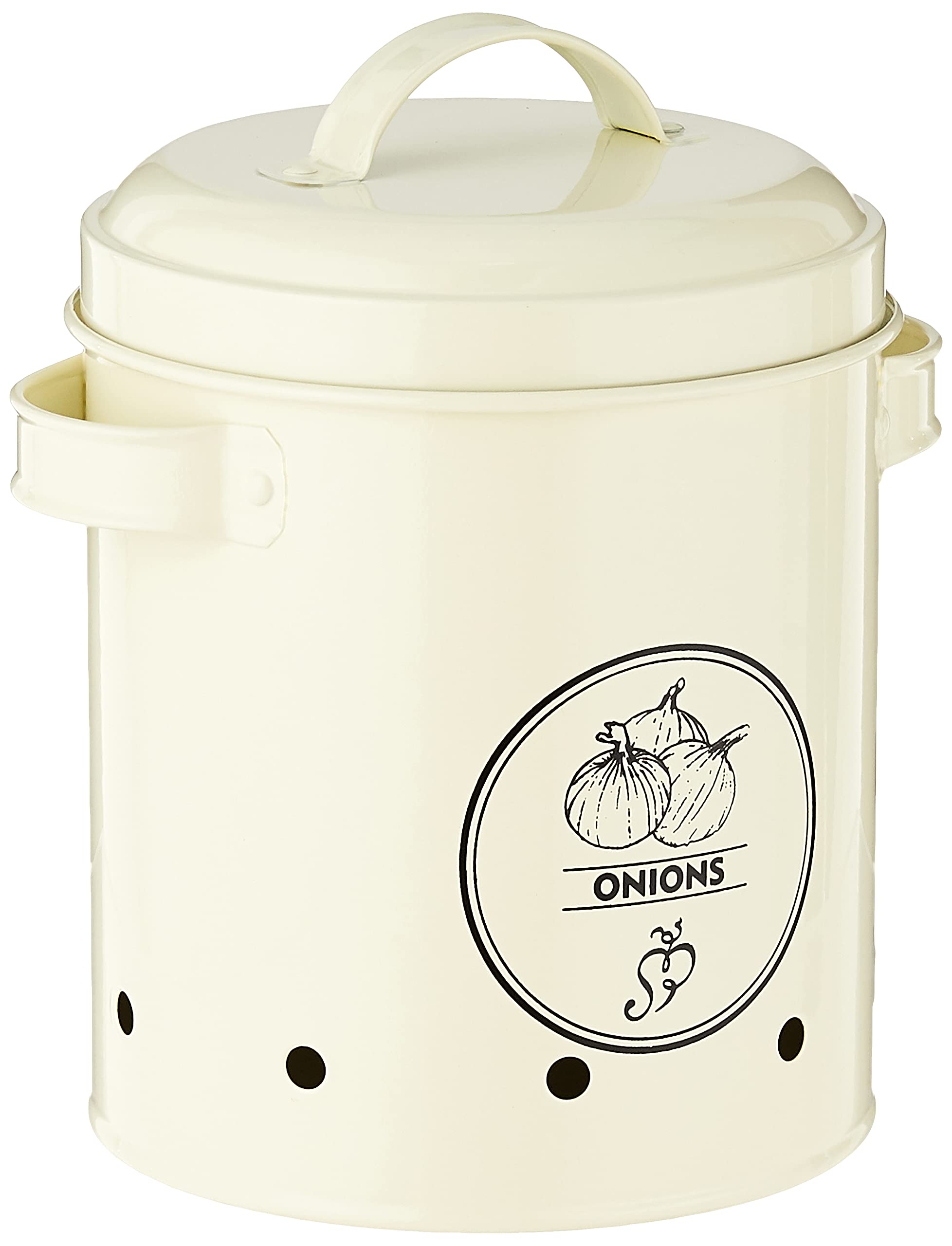 Esschert Design Onions Storage Tin, Metal