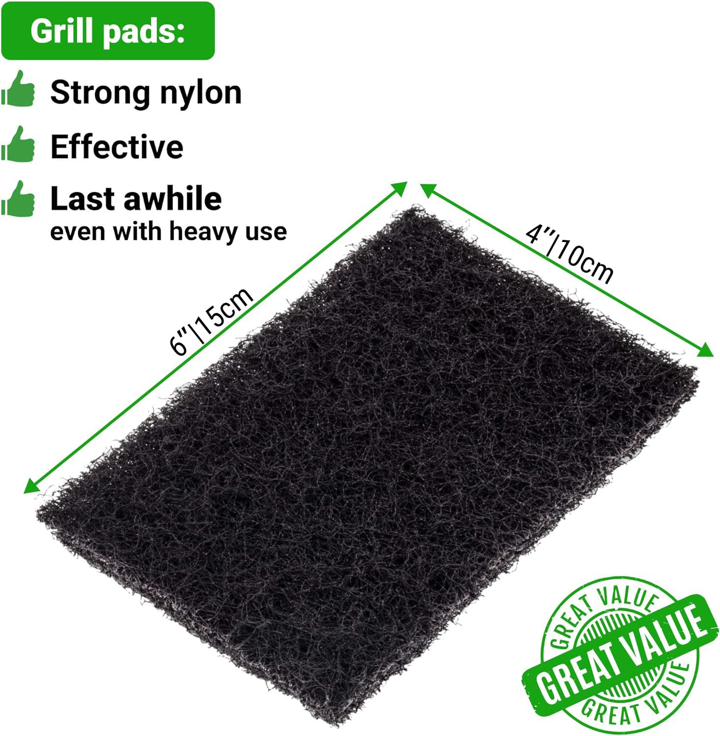 Cusinium 20-Pack Griddle Cleaning Pads + 40-Pack Grill Screens - Griddle Cleaning Accessories Bundle