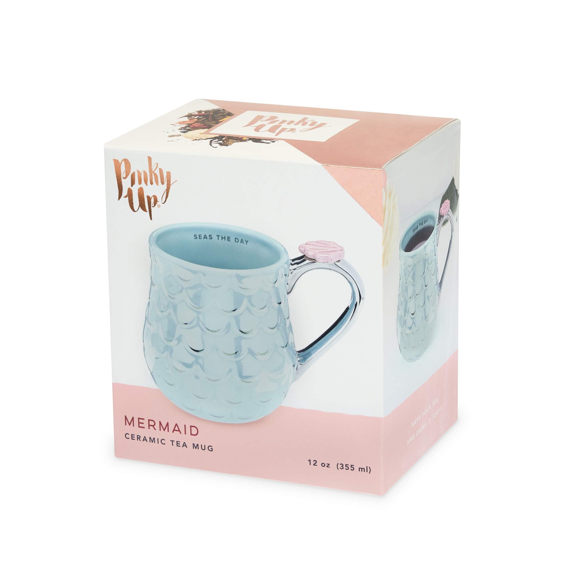 Mermaid Blue Mug by Pinky Up