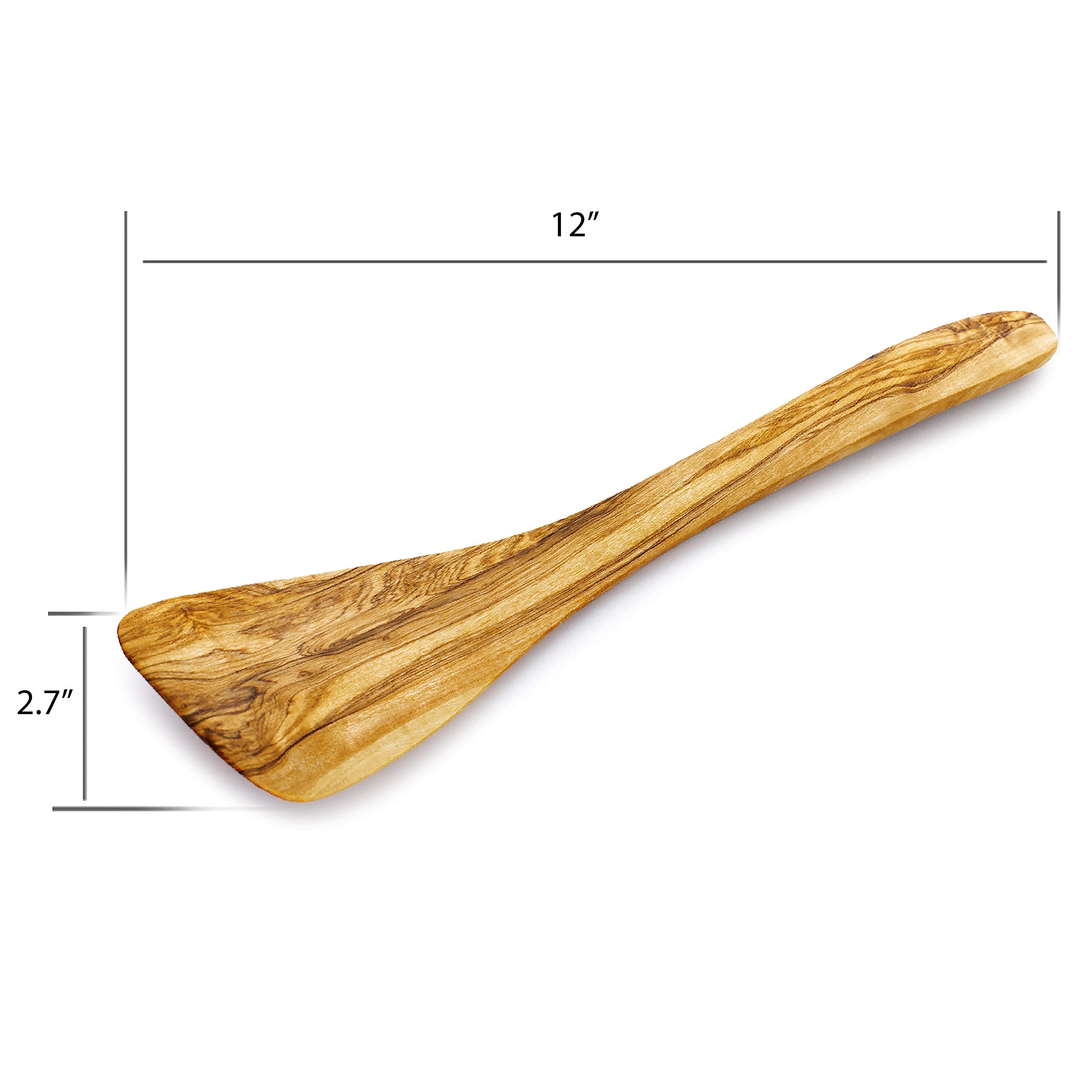 Forest Decor Wooden Spatula For Cooking, Wooden Spatula Set Of 2, Handcrafted, Olive Wood Kitchen Accessories, Wooden Utensils F