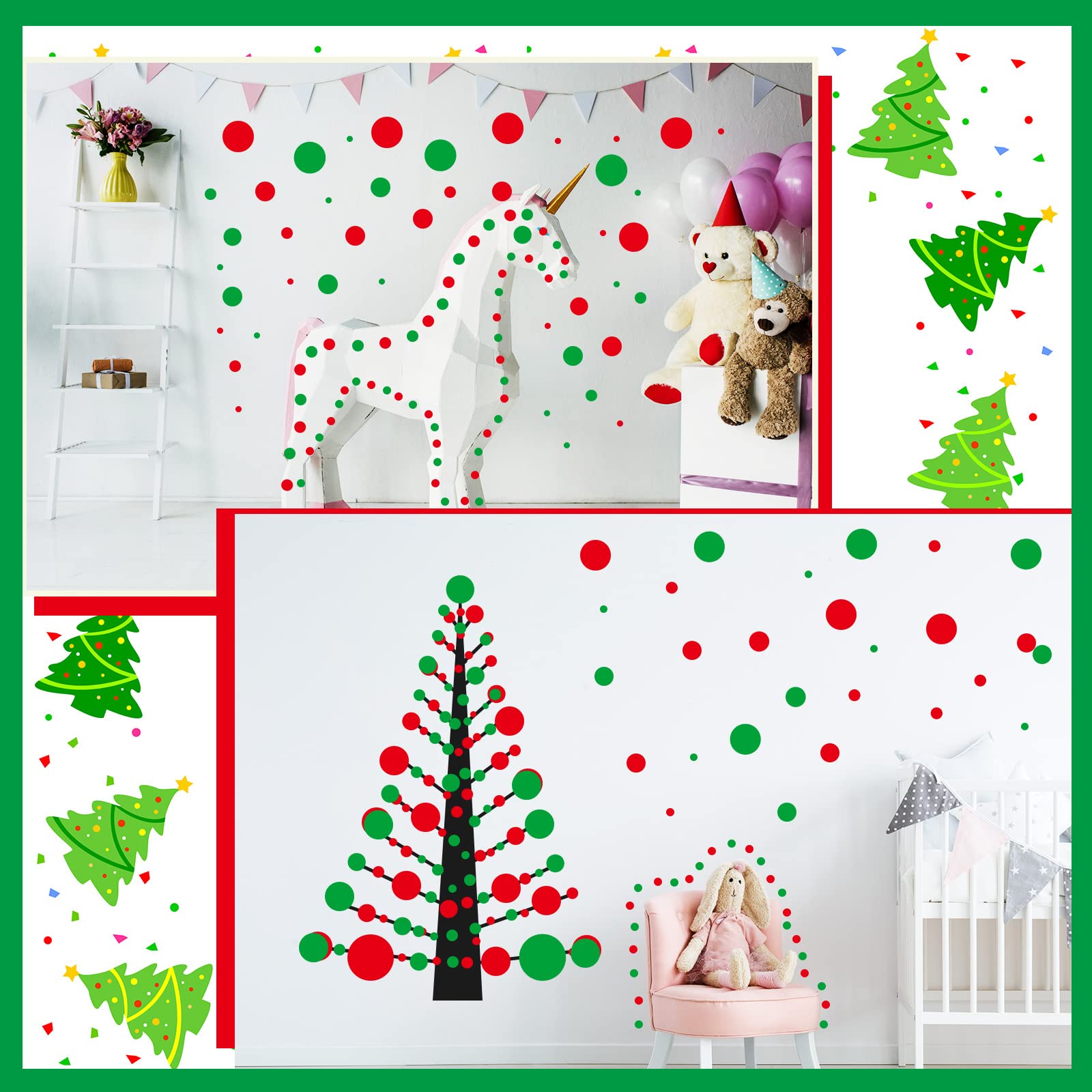 Zonon 264 Pcs Polka Dot Wall Decals For Classroom Decor Kids Circle ...