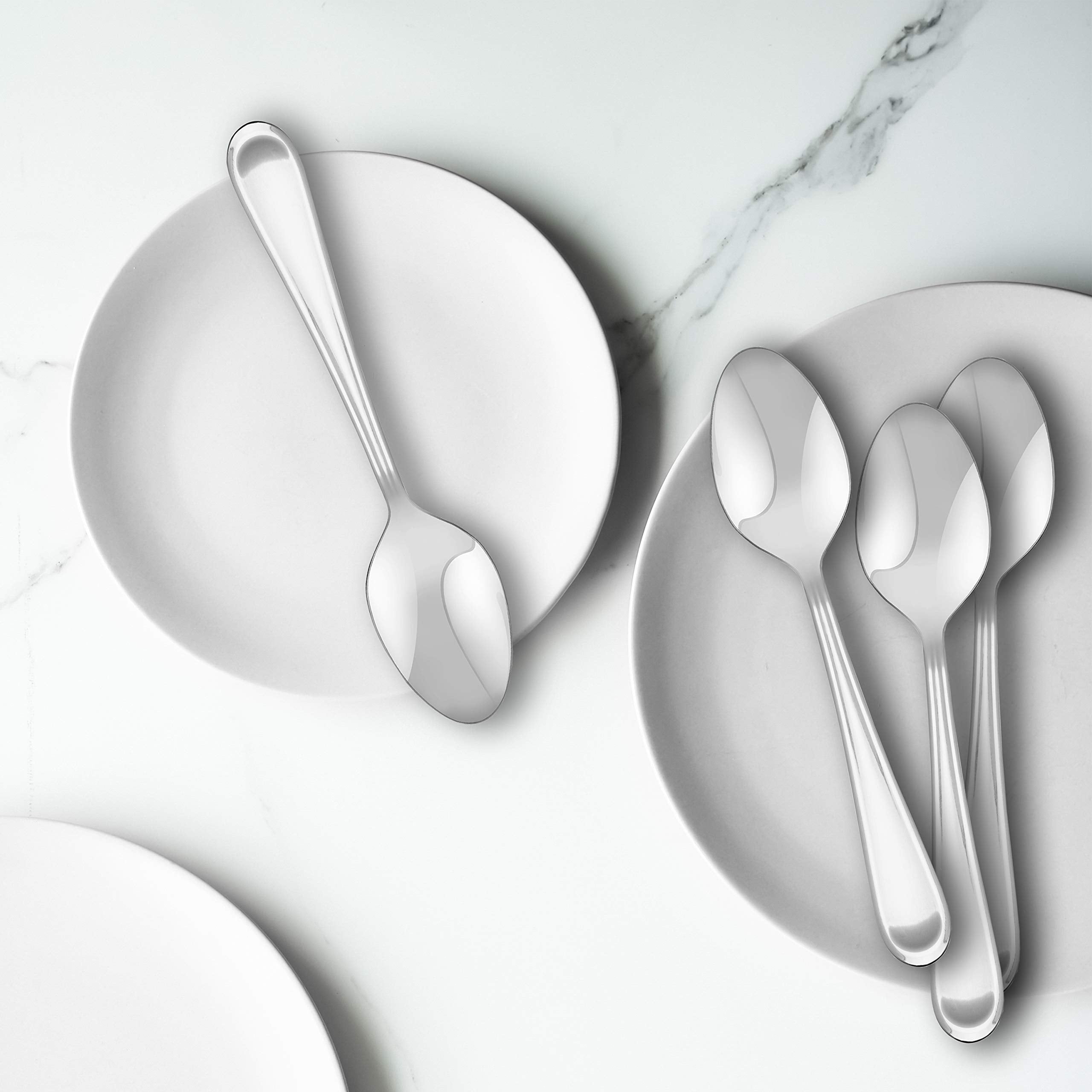 Hampton Forge Clark-4Piecedinner Spoons, Silver