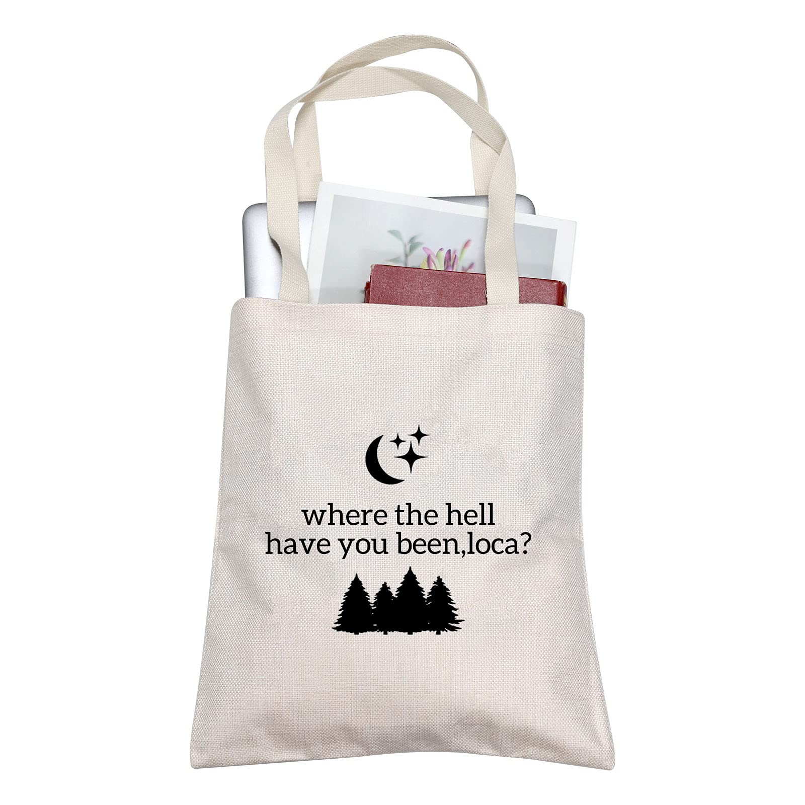 Tobgbe Tv Show Tote Bag Where The Hell Have You Been Loca Gift Tv Show Quote Tote Bag (Tw Loca Tote)