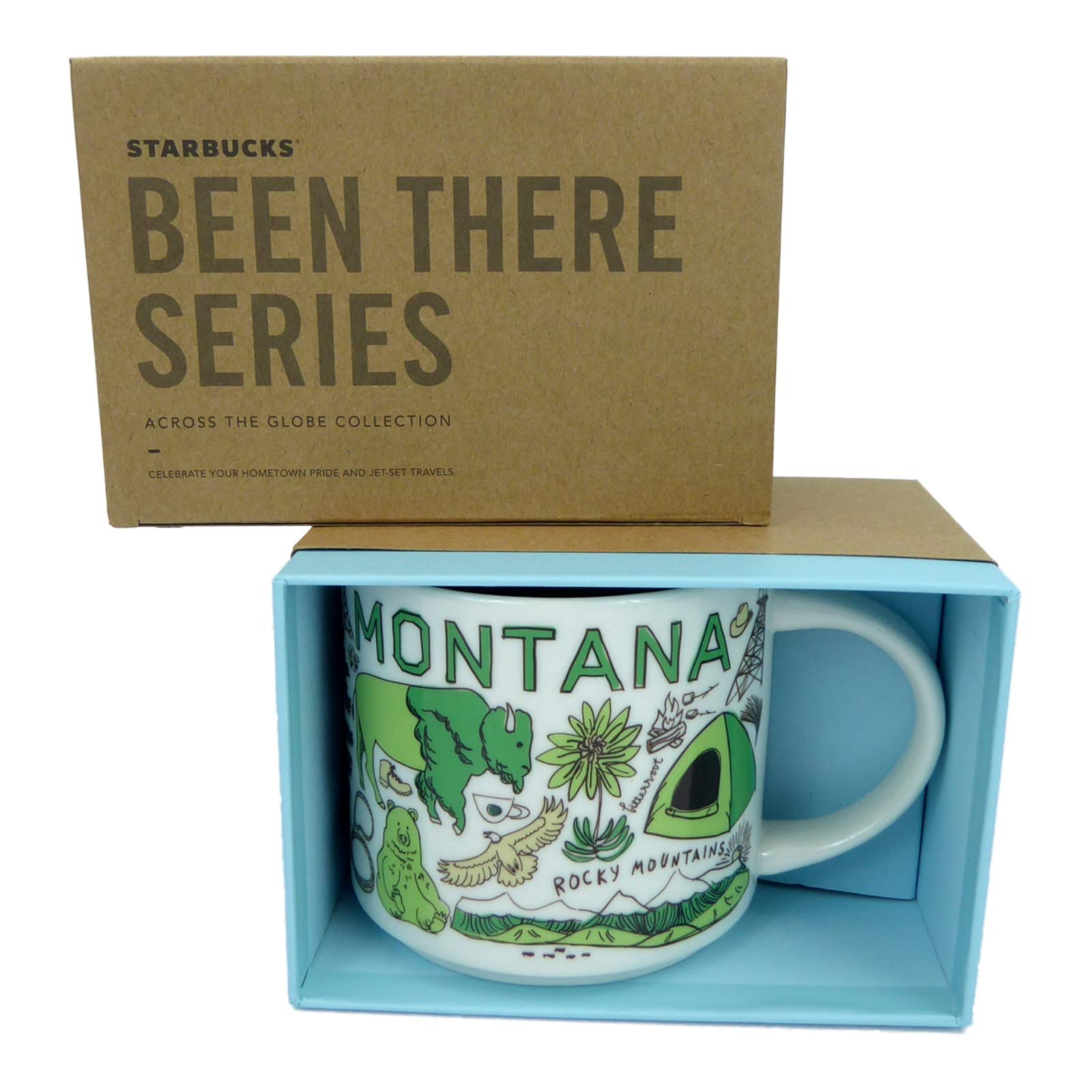 Starbucks Montana Been There Series Across The Globe Collection Coffee Mug 14 Ounce