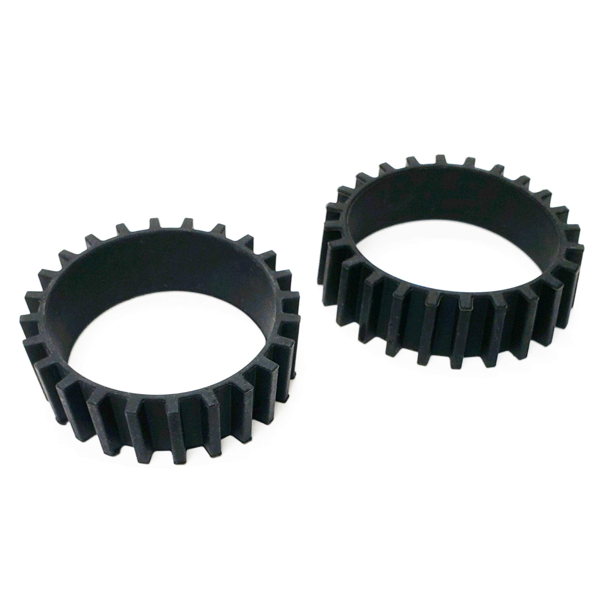 Gadjit Beverage Bands Car Cup Holder Adapter - Stop On-The-Go Drinks from Wobbling in Your Cup Holder (2 Pack)  Keeps 8-28 oz Coffee Cups  12-16 oz Soda Cans  20 oz Water Bottles  Mugs from Tipping