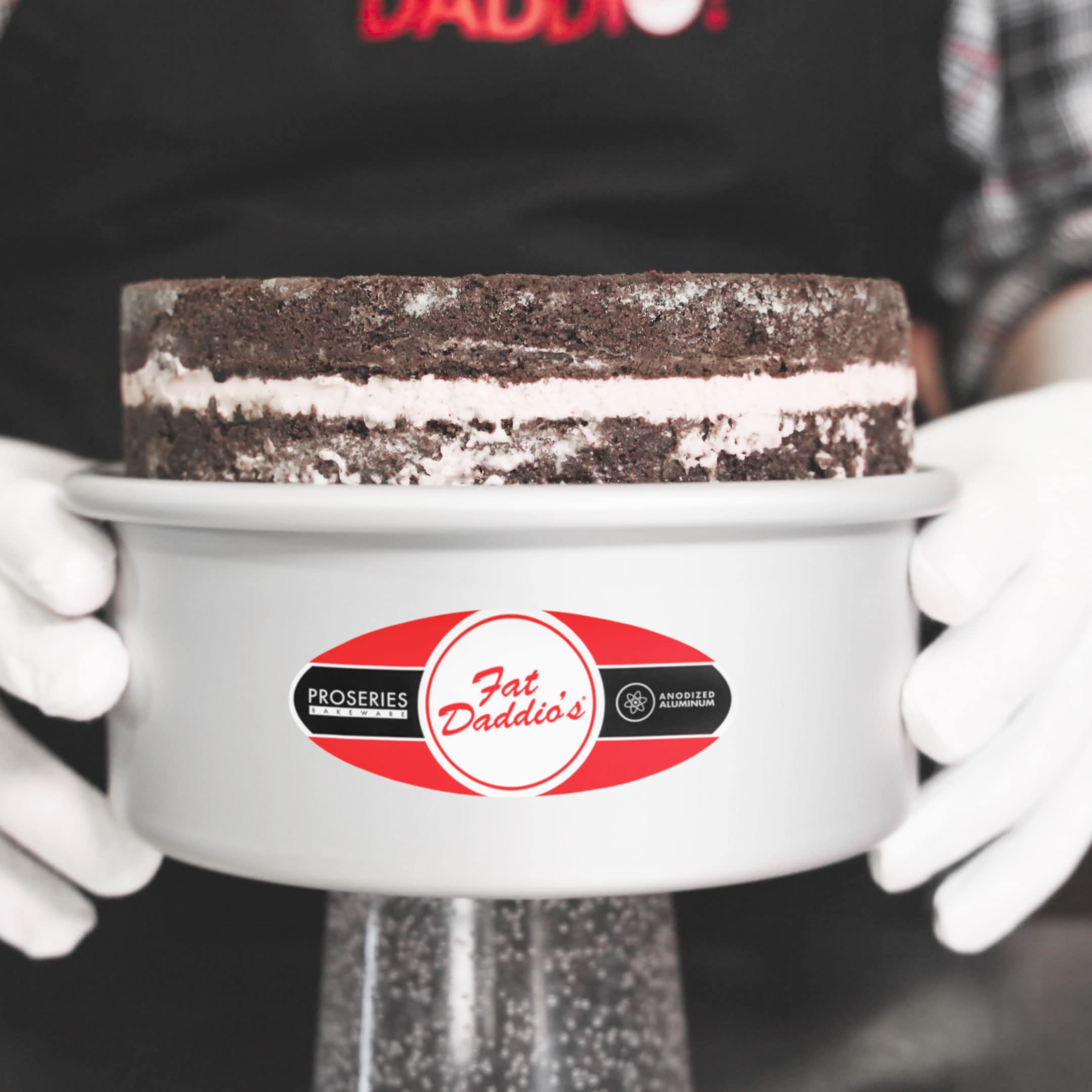 Fat Daddio'S Pcc-42 Anodized Aluminum Round Cheesecake Pan, 4 X 2 Inch