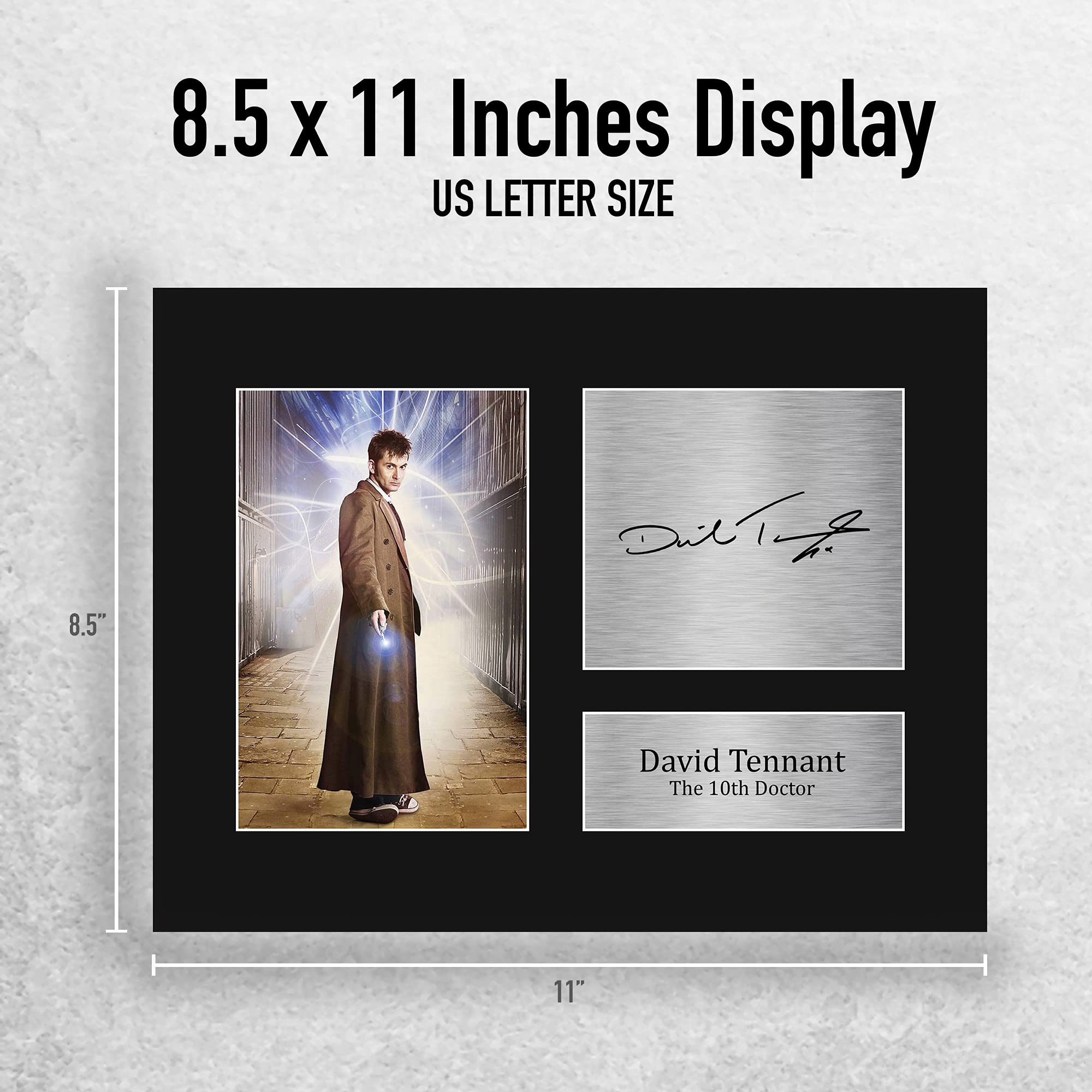 Hwc Trading David Tennant Dr Who Gifts Usl Printed Signed Autograph Picture For Tv Show Fans - Us Letter Size