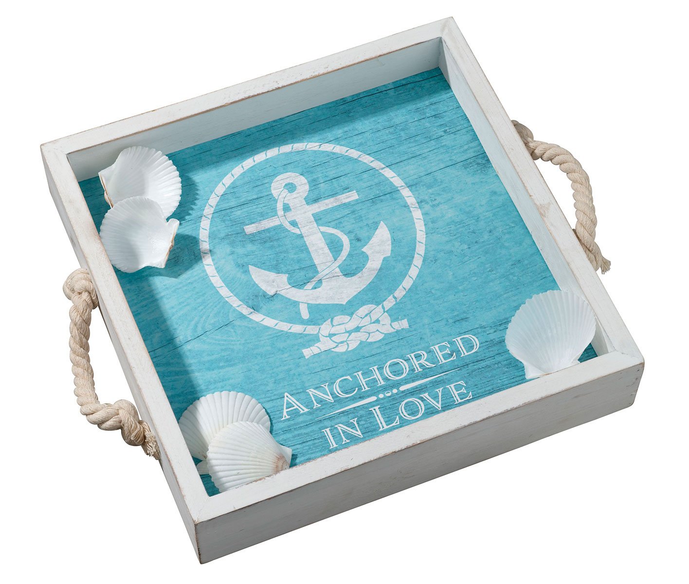 Lillian Rose, Multicolor Wt510 Al Anchored In Love Breakfast Wedding Tray