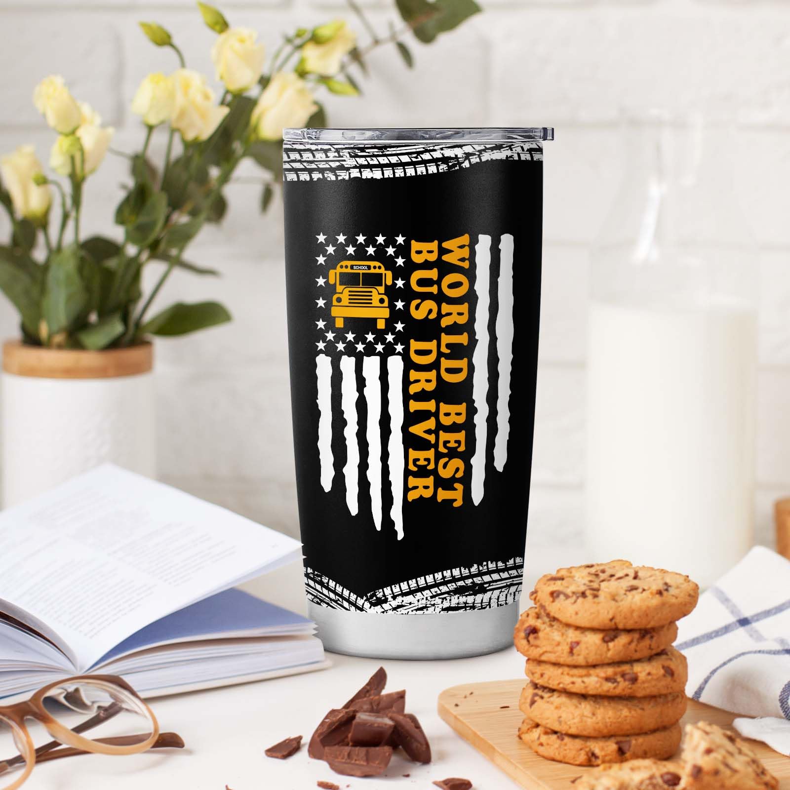 Joytumbler Bus Driver Appreciation Gifts For Men Women School Bus Driver Gifts Back To School Gifts For Kids Gifts For Retired B