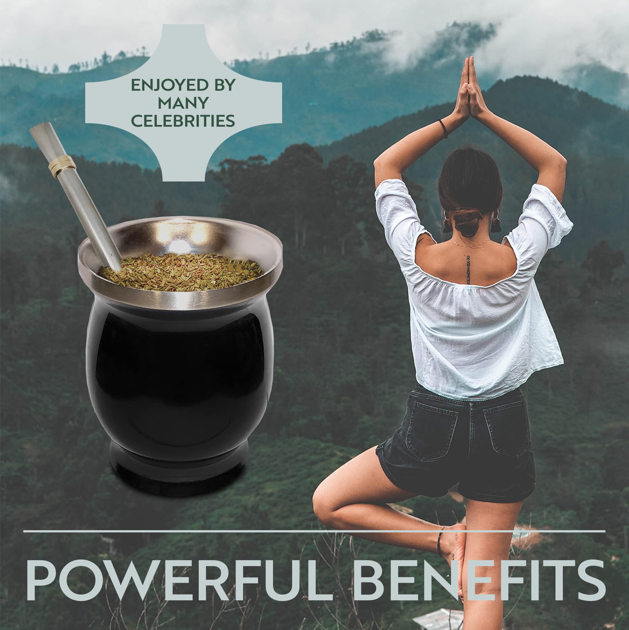 Norte Upgraded Yerba Mate Natural Gourd/Tea Cup Set (Original Traditional Mate Cup - 8 Ounces) | Includes 2 Bombillas (Yerba Mat