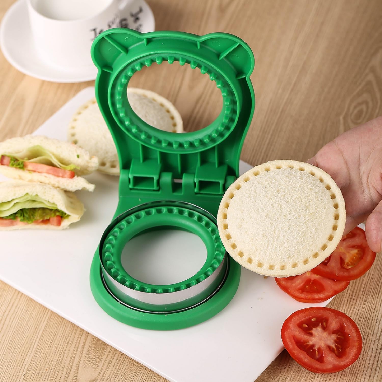 Joymercado Sandwich Cutter And Sealer, Sandwich Cutter For Kids, Bread Sandwich Decruster, Uncrustables Sandwich Maker, Diy Cook