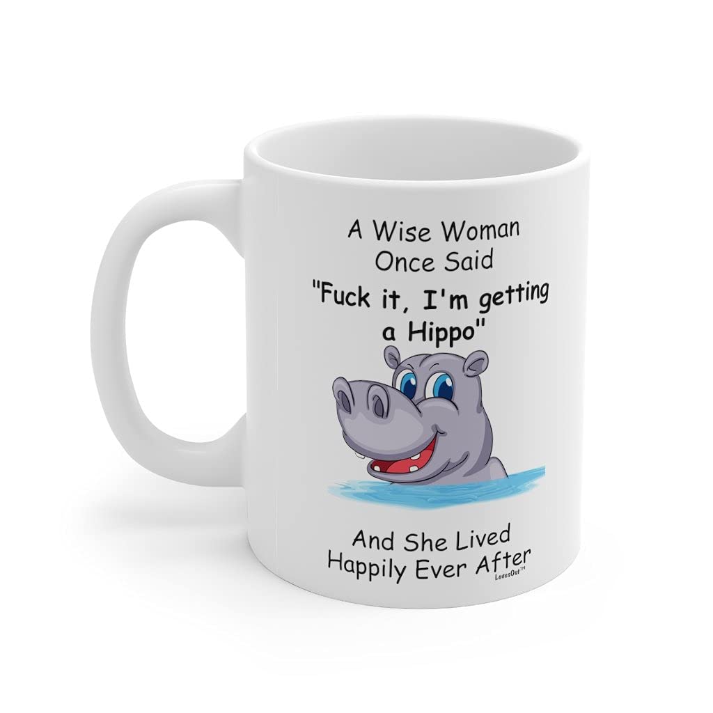 Hippopotamus Gifts For Women Lovers Funny Hippo Mom Birthday Gift Mother 's Day 2024 Christmas Coffee Mug Fun White Cup 11oz