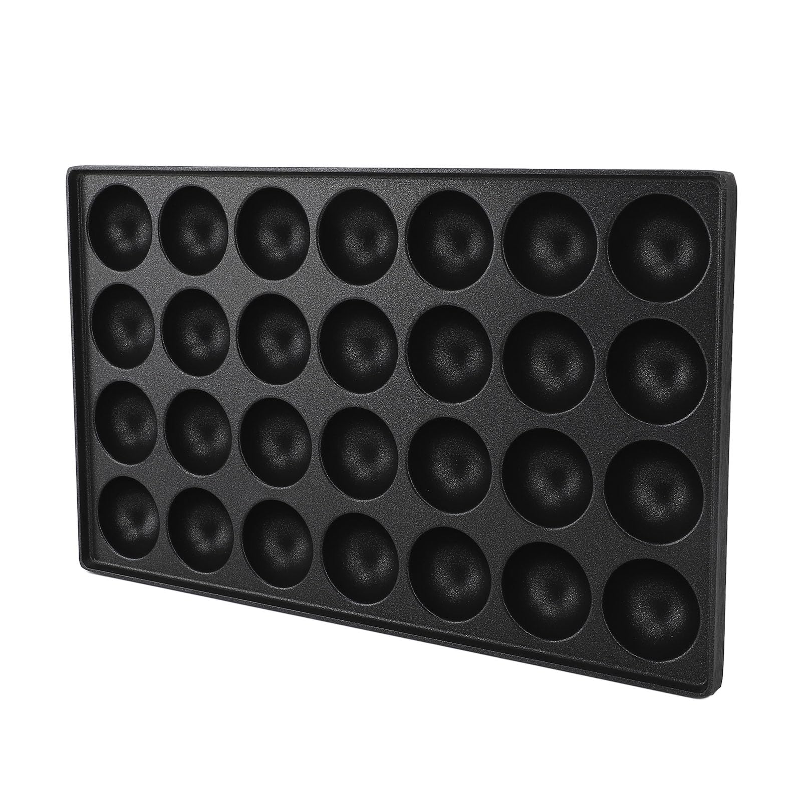 28 Holes Takoyaki Maker, Nonstick Aluminum Kitchen Frying Pan, Octopus Meatballs Baking Tray with Hole Diameter 4cm, Versatile C