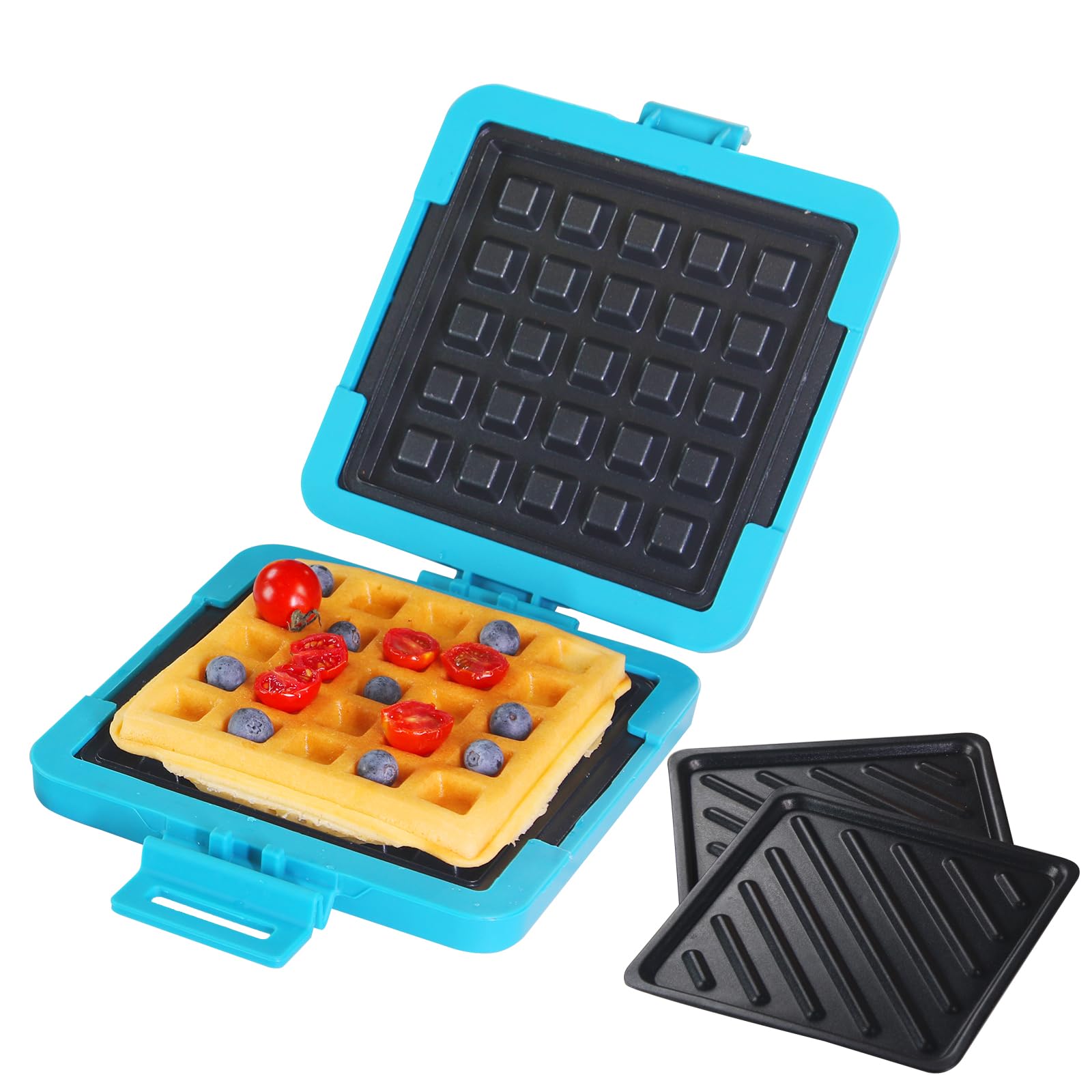 Mkysail Toaster,Microwave Toaster, Sandwich Maker, Waffle Maker, Panini Maker, Dishwasher Safe,No Electricity,Wireless,Time Savi