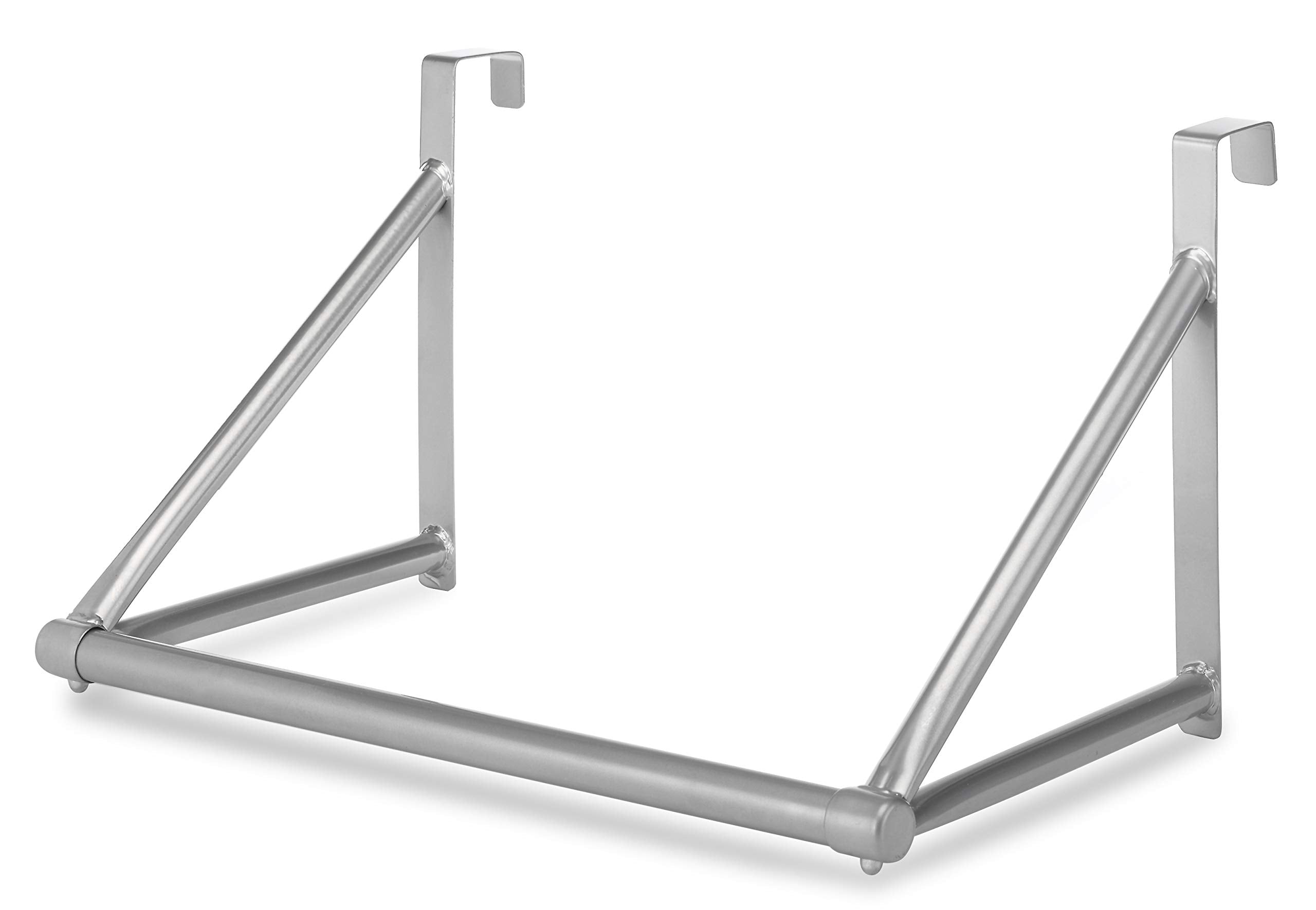 Whitmor Silver Door Closet Rod Metal Epoxy, 1.55 Lbs, 10''D X 10''W X 18''H, Iron/Steel