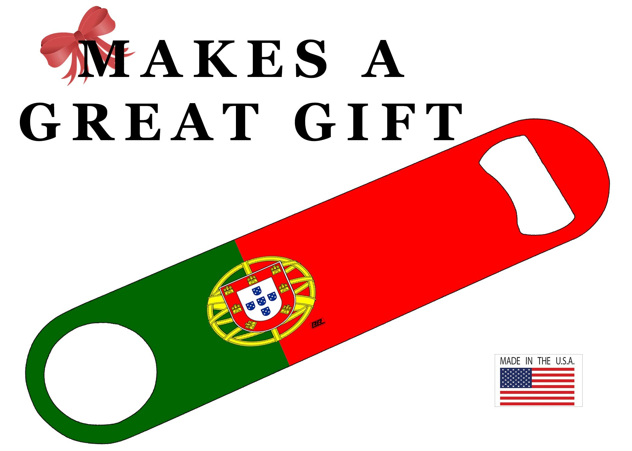Rogue River Tactical Flag Speed Bottle Opener Heavy Duty Gift Portuguese