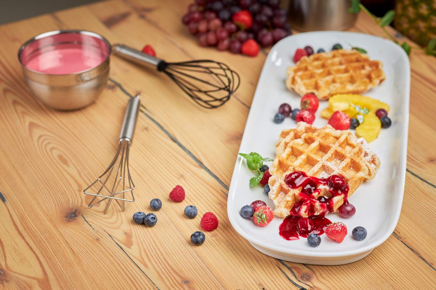 Rsle Uniquely-Shaped Gourmet Whisk, 11 In. - Robust Loops And Beveled Shape