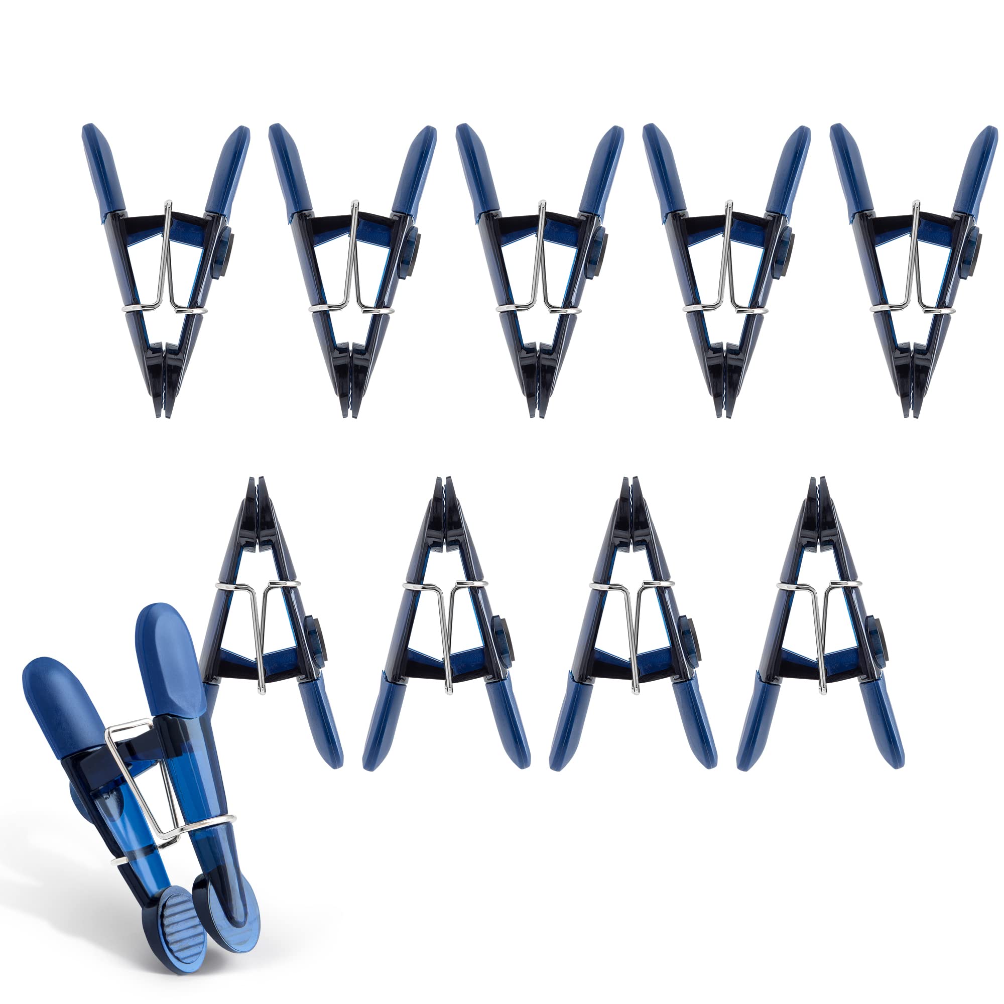 Cook With Color 10 Pc Chip Bag Clips With Magnet, Food Clips, Chip Clips, Bag Clips For Food Storage With Air Tight Seal Grip Fo