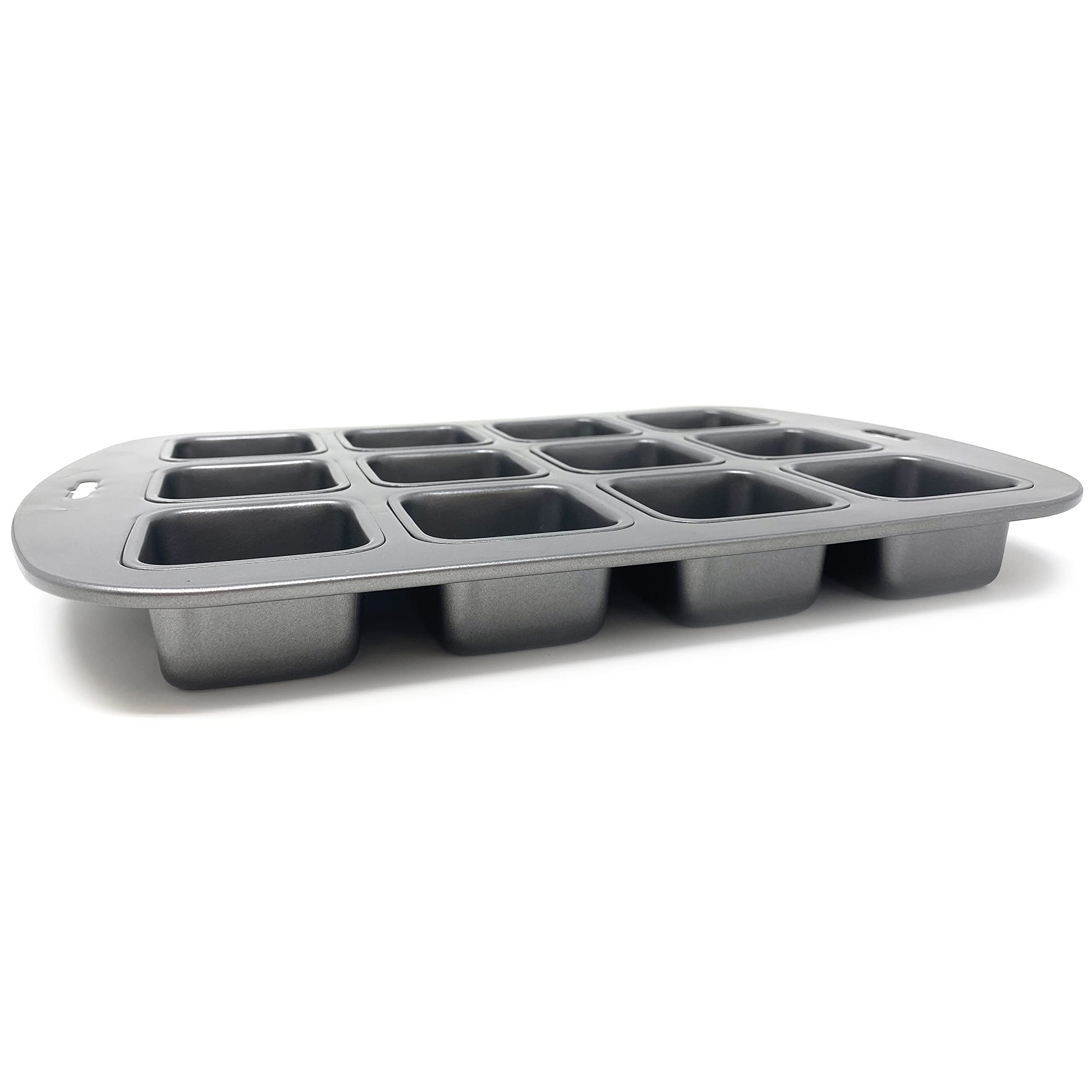 Norpro Nonstick 12-Cavity Linking Brownie Muffin Cupcake Cake Pan, Squares