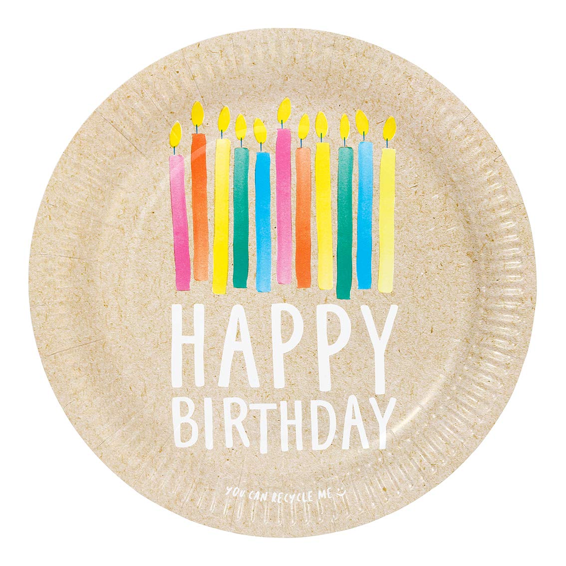 Talking Tables 10 x Birthday Party Paper Plates ZERO PLASTIC For All Ages and Gender 9