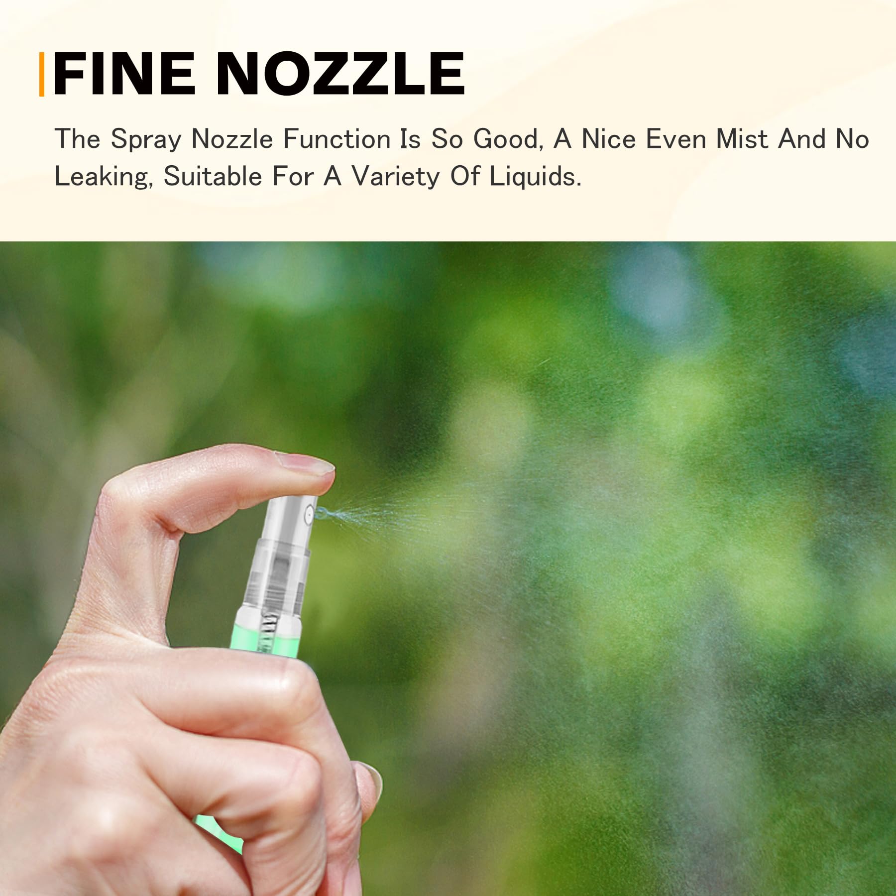 Csdtylh Mini Spray Bottle 5Ml, Refillable Glass Spray Bottle, Glass Bottle Atomizer, Perfume Mouthwash Atomizer For Cleaning 5Ml