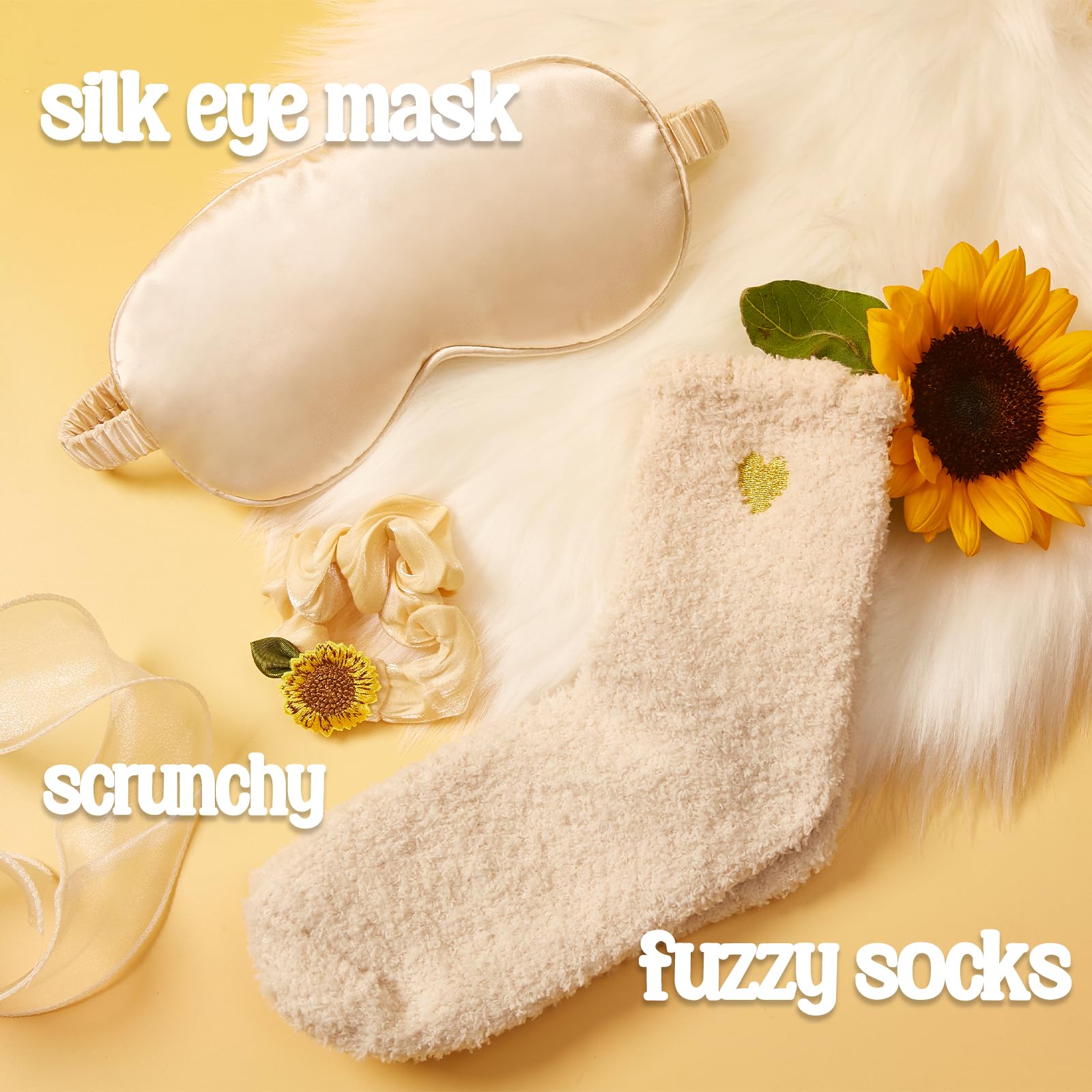 Unboxment Sunflower Gifts For Women, Sending Sunshine Gift Basket, Get Well Soon Gifts For Sick Friend, Feel Better Care Package
