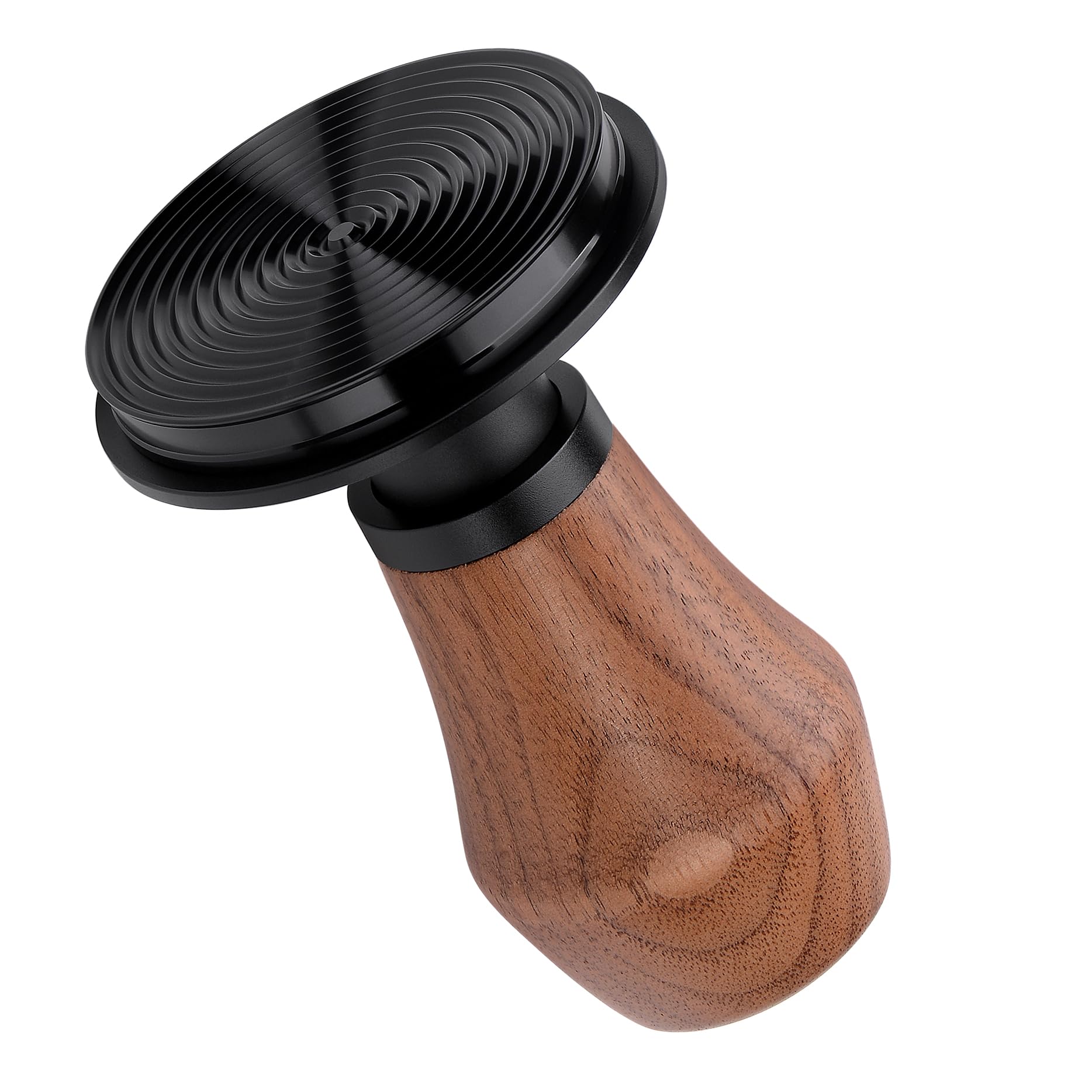 Normcore 51Mm Espresso Coffee Tamper V4 - Spring Loaded Tamper With Titanium Pvd Coating Ripple Base -15Lb / 25Lb / 30Lbs Replac