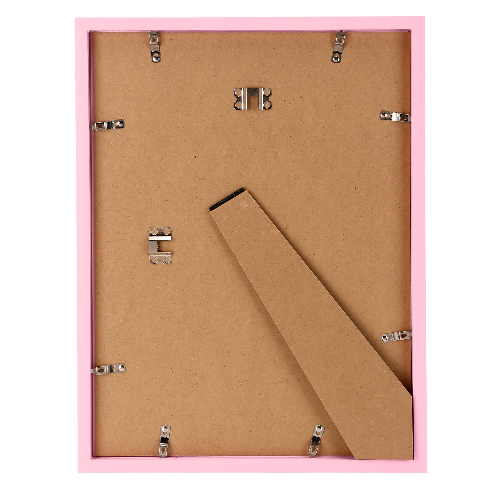 wyooxoo 12x16 Picture Frame Light pink Made of Solid Wood Photo Frames Display Pictures 11x14 with Mat or 12x16 Without Mat Colo