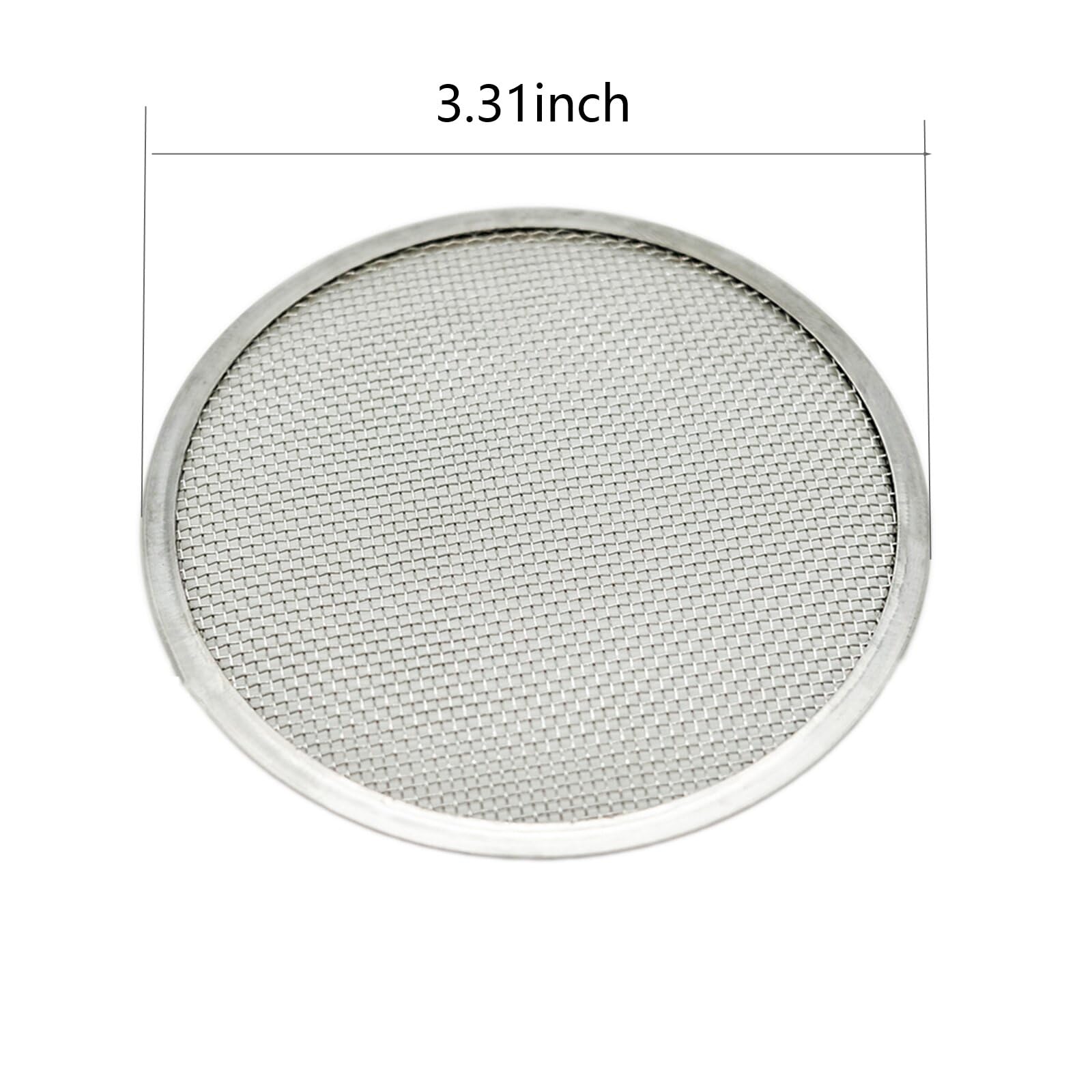 12 Pack Sprouting Lids,304 Stainless Steel Screen Filter Strainer Lid For 3.38 Inch Wide Mouth Mason Jar, Mesh Bean Sprout Sieve