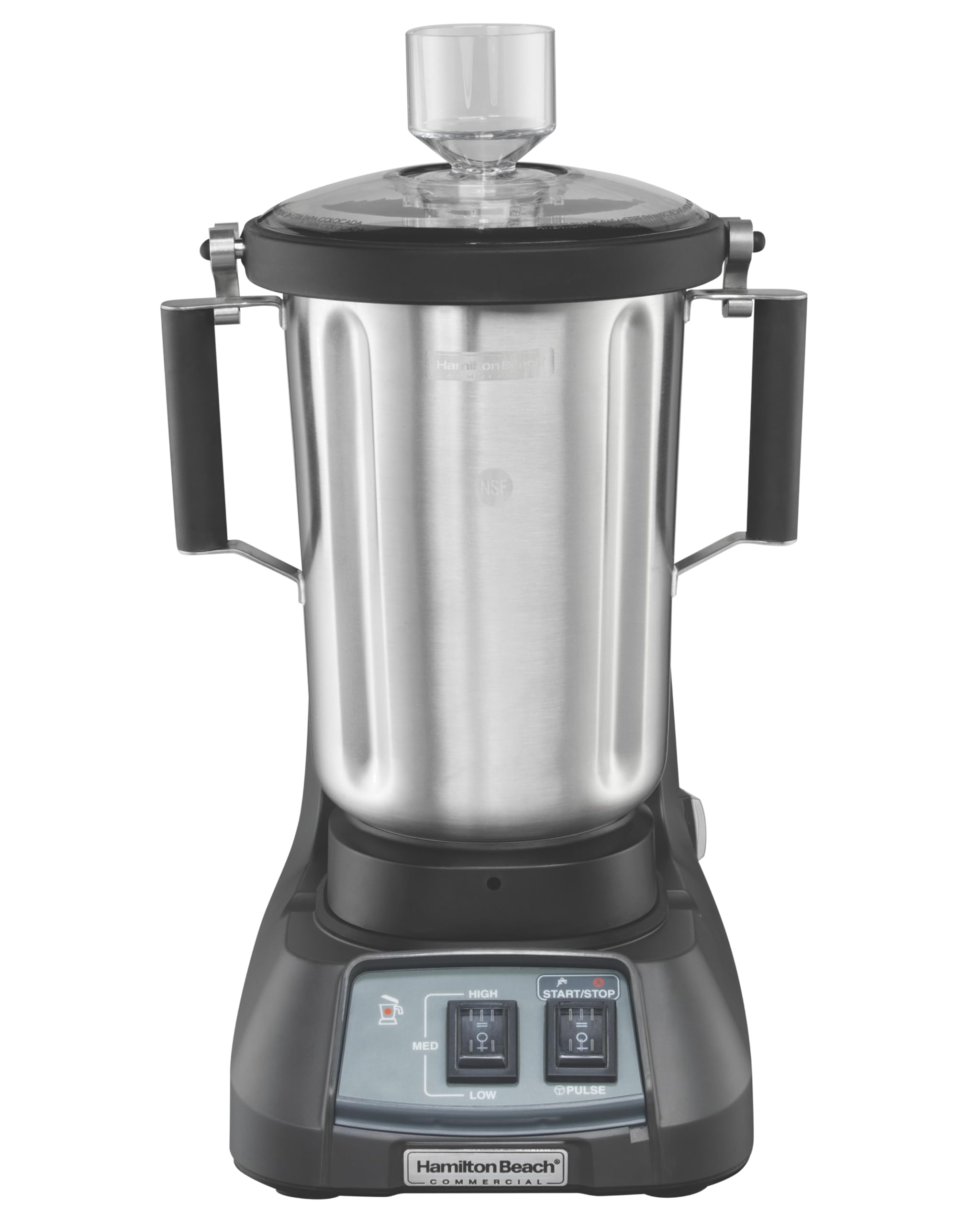 Hamilton Beach Commercial EXPEDITOR 1 Gallon / 4 Liter Culinary Blender, 3.5 HP Motor, Lower Profile Design, Clear Lid with 120 