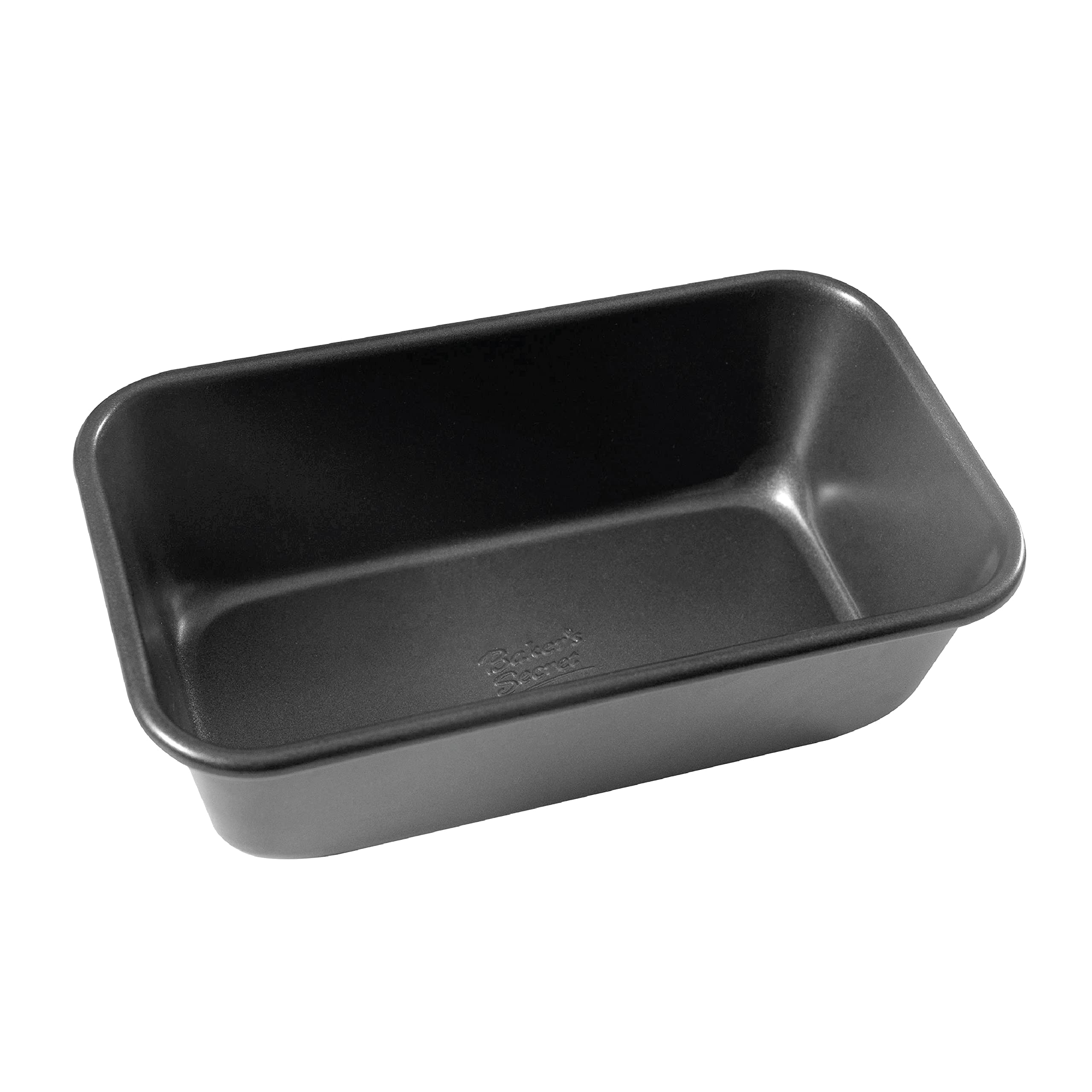 Baker's Secret Nonstick Loaf Pan, 9" x 5", Carbon Steel, Dark Gray, Model BS10072, Ideal for Meatloaf and Bread Baking