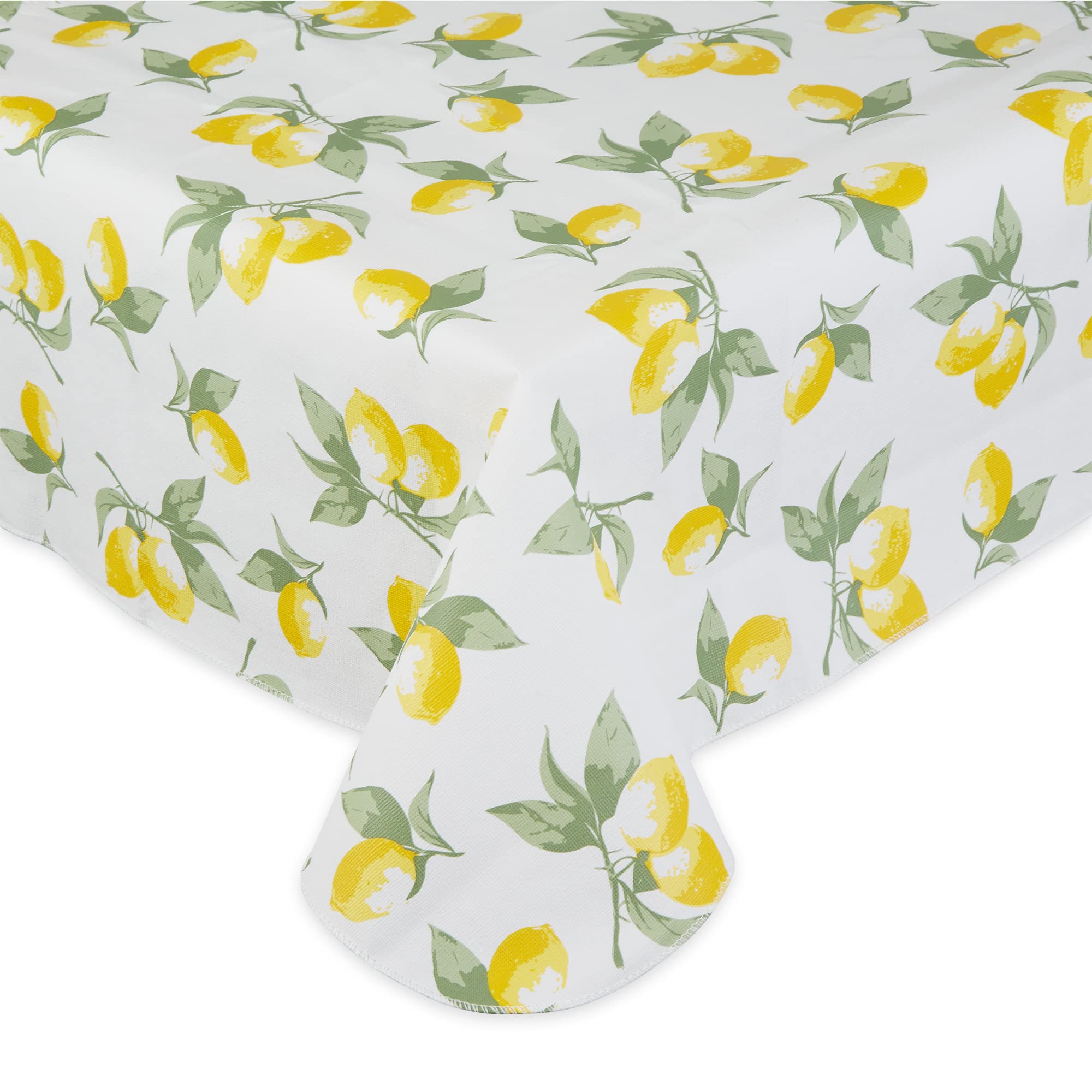 SUMMER LEMONS VINYL TABLECLOTH 60x102