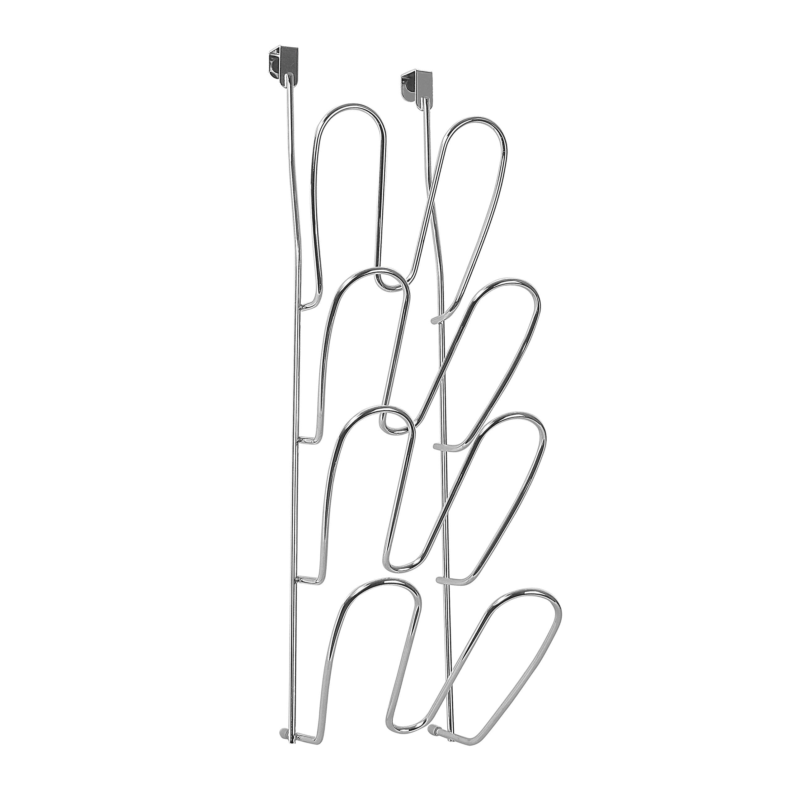 Spectrum Metal Bloom Over The Cabinet Lid Organizer (Chrome) - Storage For Kitchen, Cabinet, Pantry, & Under Sink Organization