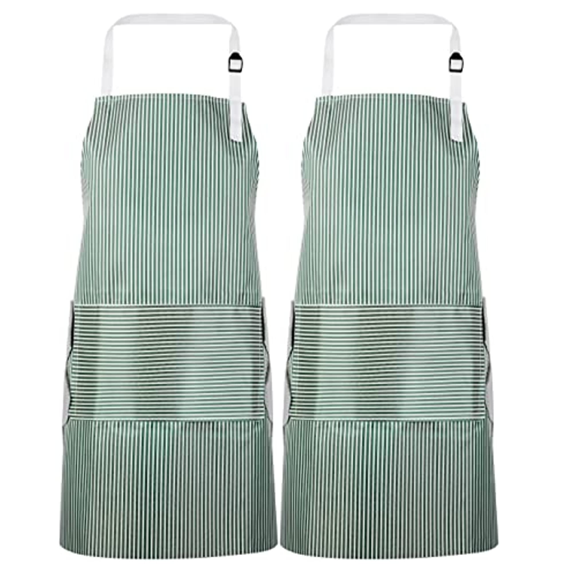 Mockery Waterproof Oilproof Adjustable Neck Strap Unisex Bbq Cooking Drawing Crafting Aprons With Pocket For Women Chef Kitchen