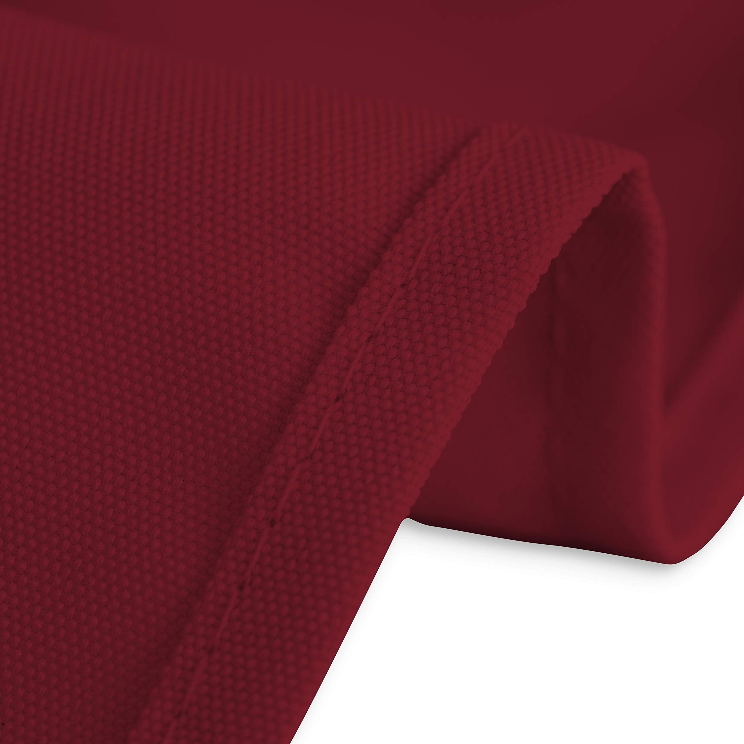 Linentablecloth 54-Inch Square Polyester Tablecloth Burgundy