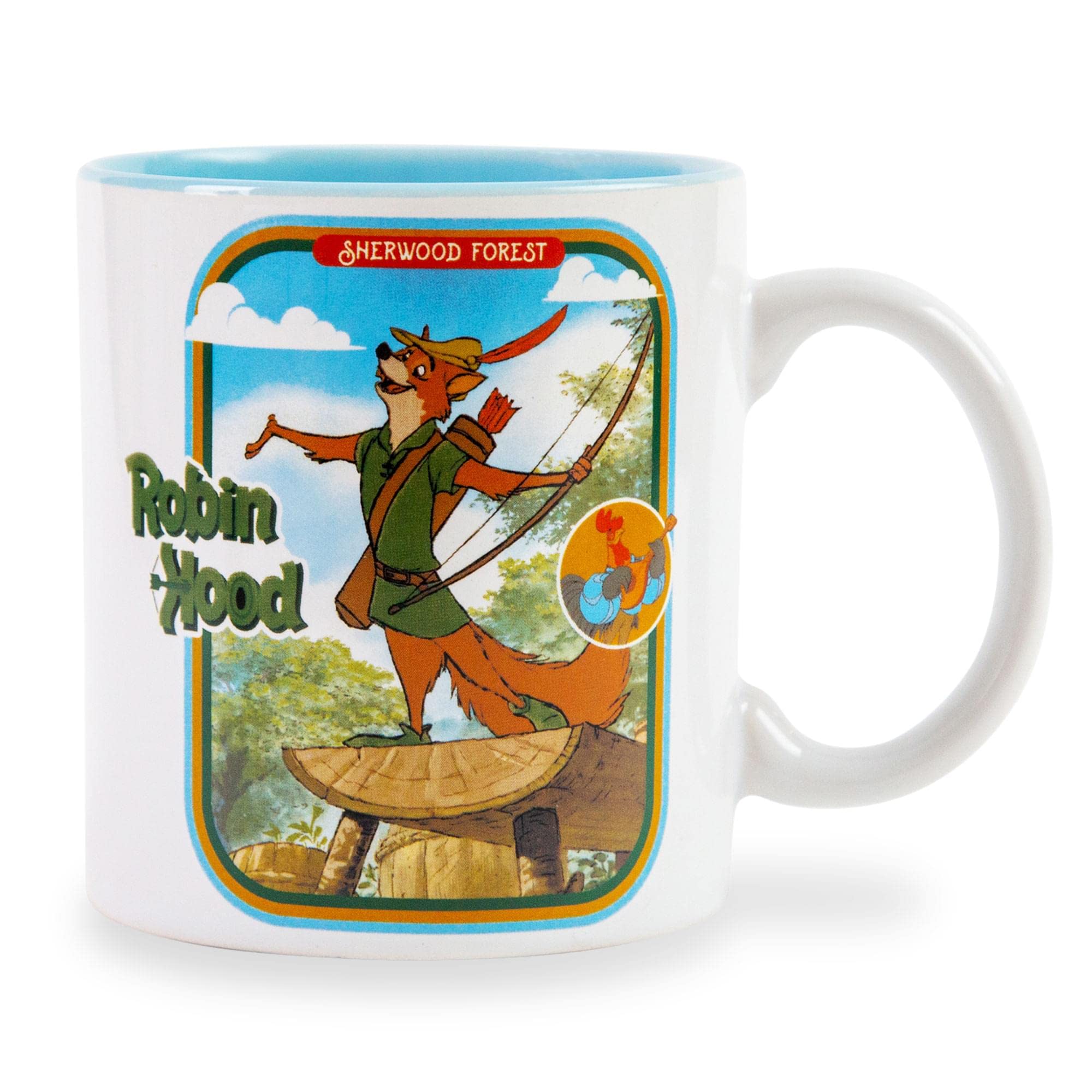 Disney Robin Hood Sherwood Forest ceramic coffee Mug  Holds 20 Ounces