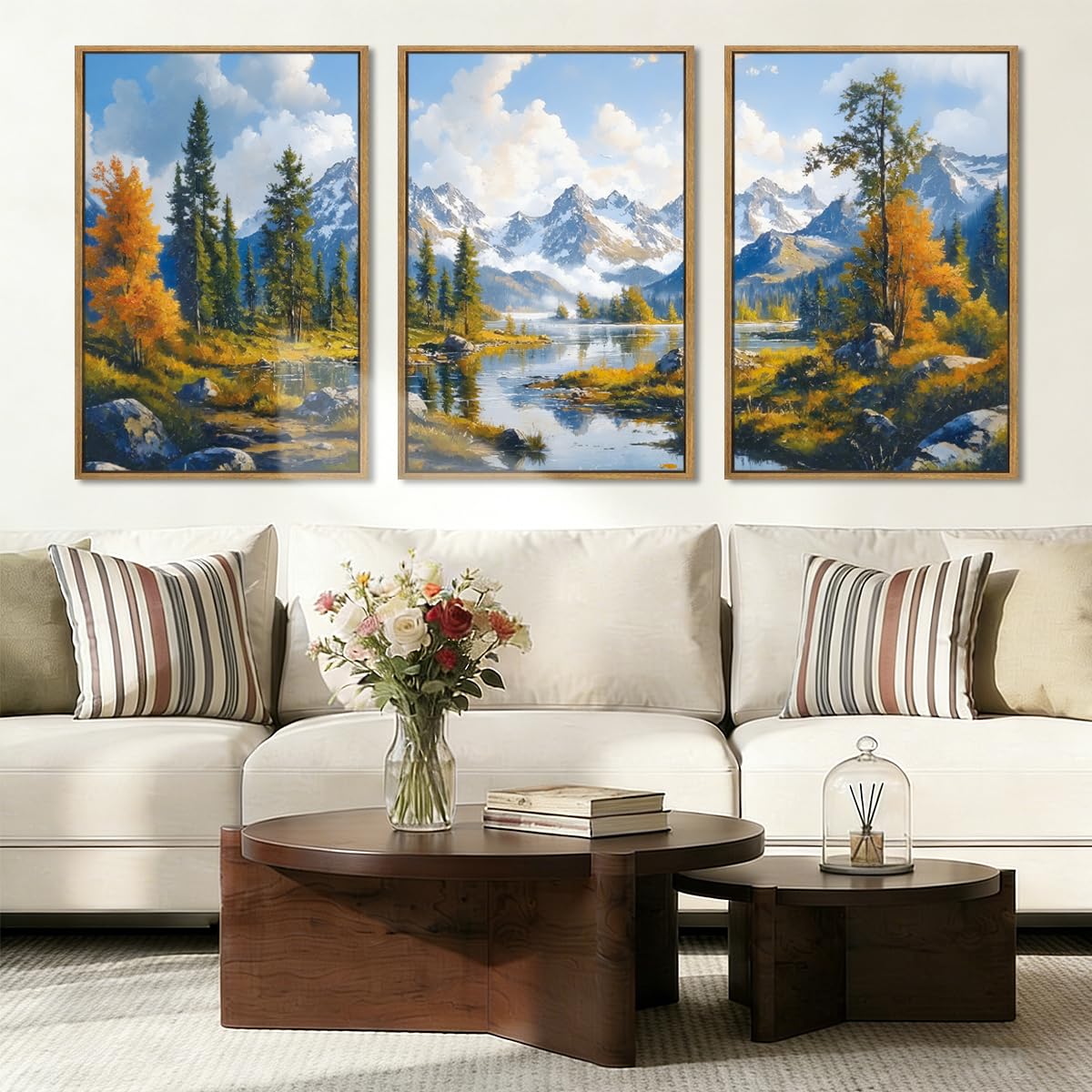 Bincue Nature Forest Wall Art 16X24 Inches