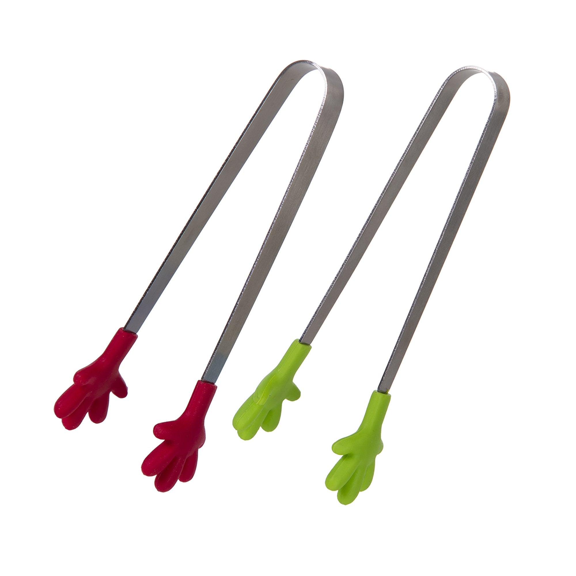 Prep Solutions By Progressive ''Handy'' Tongs - Set Of 2, Quality Silicone, Perfect For Appetizers And Snacks