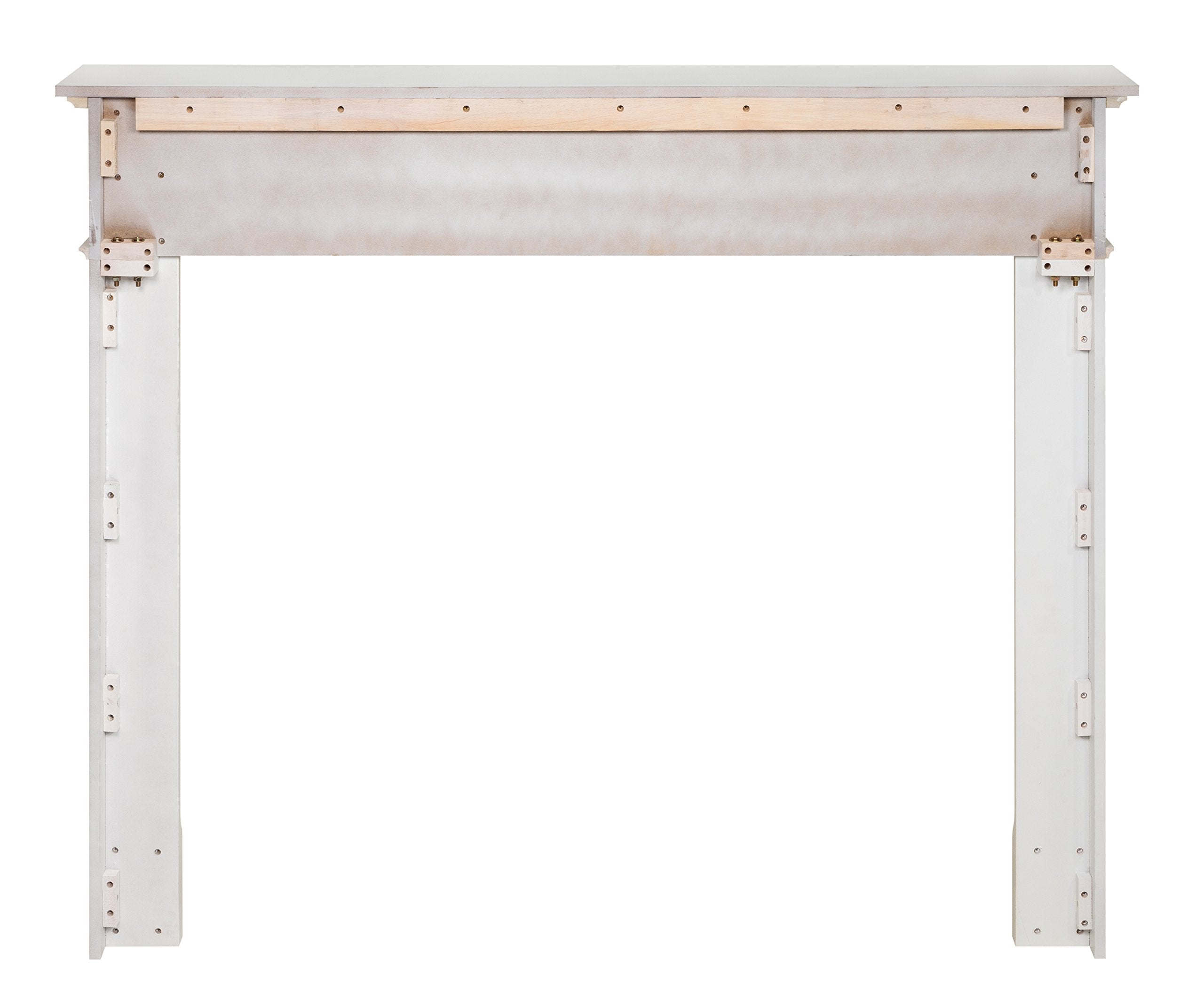 Pearl Mantels 520-48 Berkley Paint Grade Fireplace Mantel, 48-Inch, White, 48 Inch