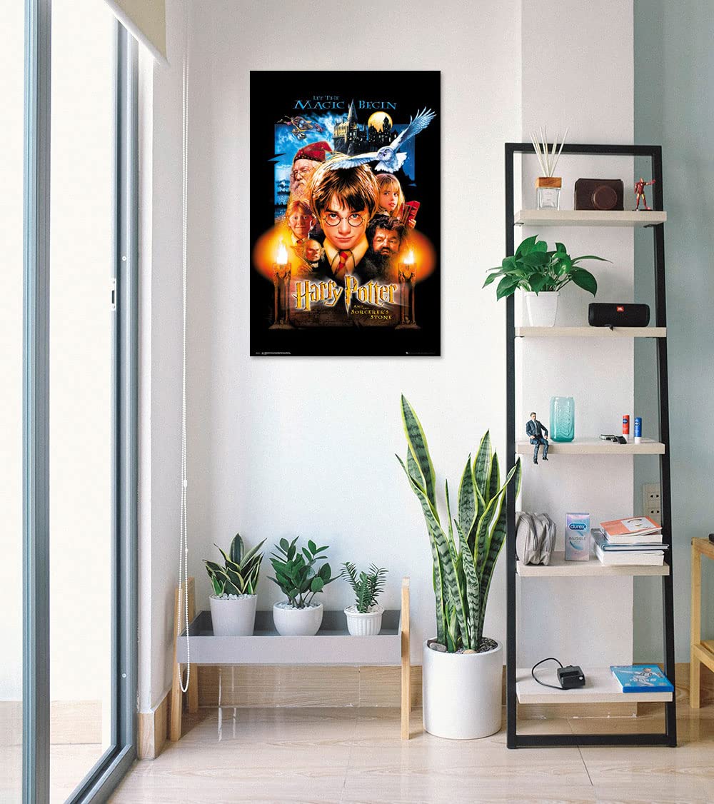 Harry Potter And The Sorcerer'S Stone - Movie Poster/Print (Us Regular Style) (Size: 24'' X 36'')