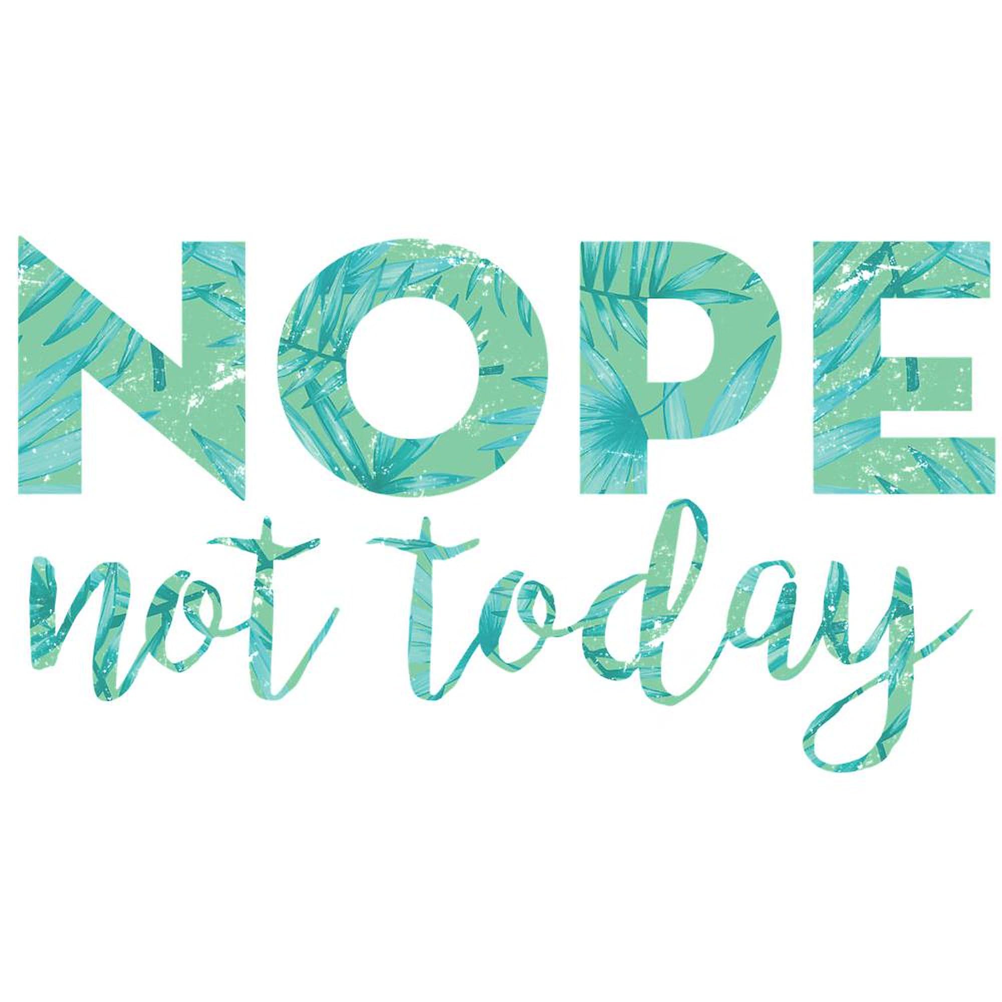 CafePress Nope Not Today Print 11 oz (325 ml) Ceramic Coffee Mug