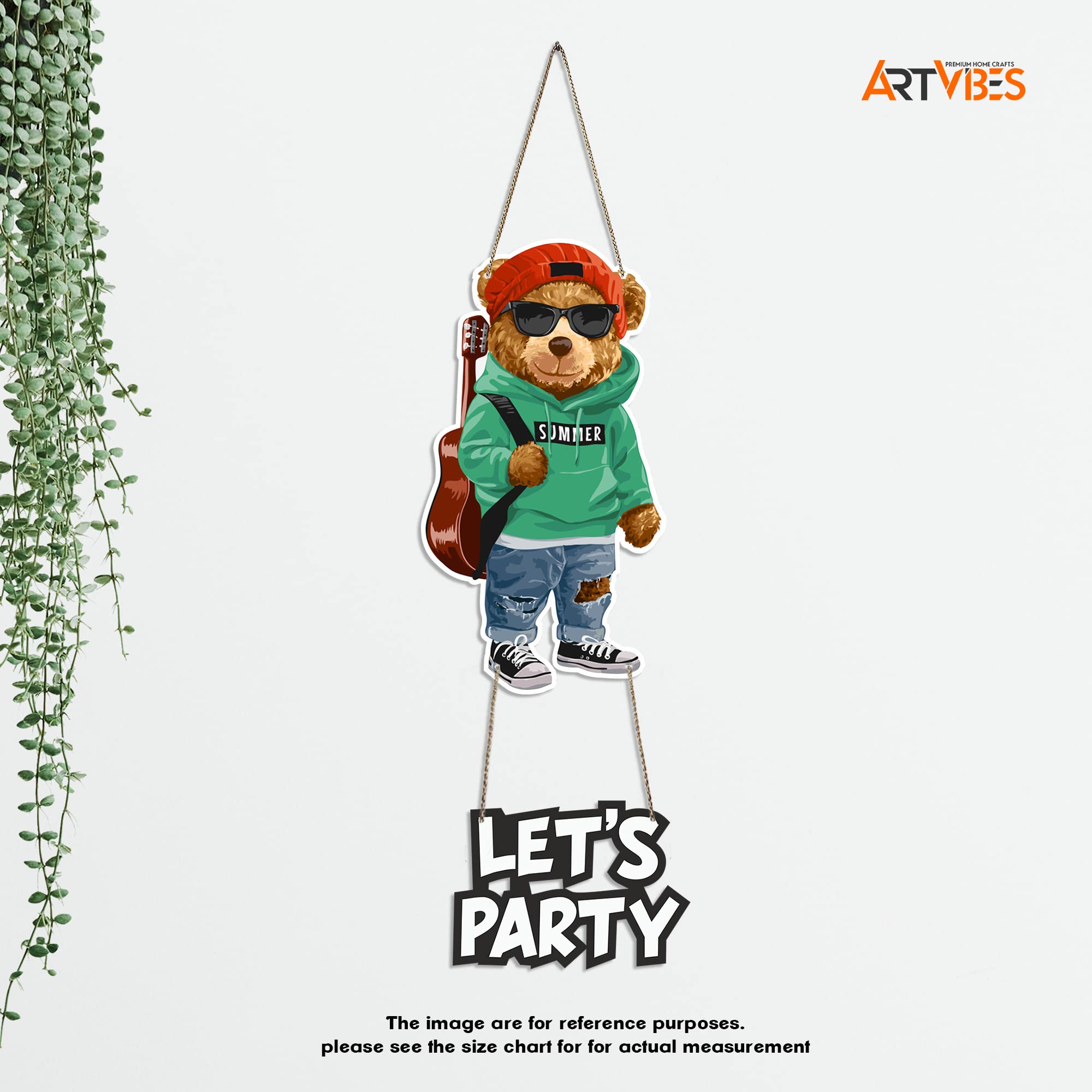 Artvibes Wall Hanging with Quotes for Homedecore|Livingroom|Bedroom(WH_5719N)( Multi 19)