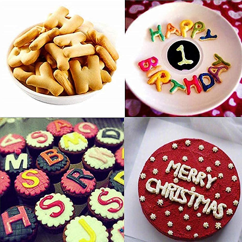 Silicone Candy, Alphabet Baking Cake Chocolate 3D 26 Letters